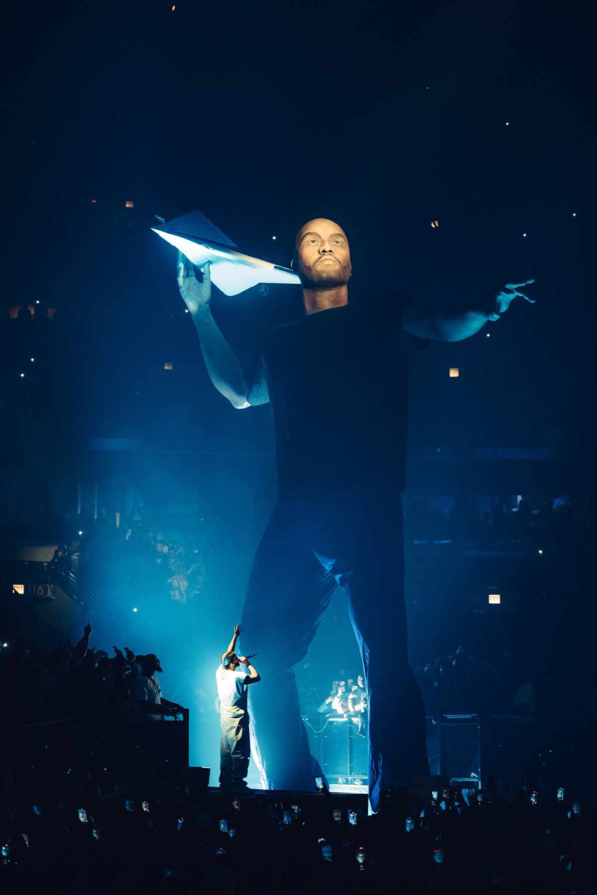 Drake performs with a giant inflatable SPERM during first night of
