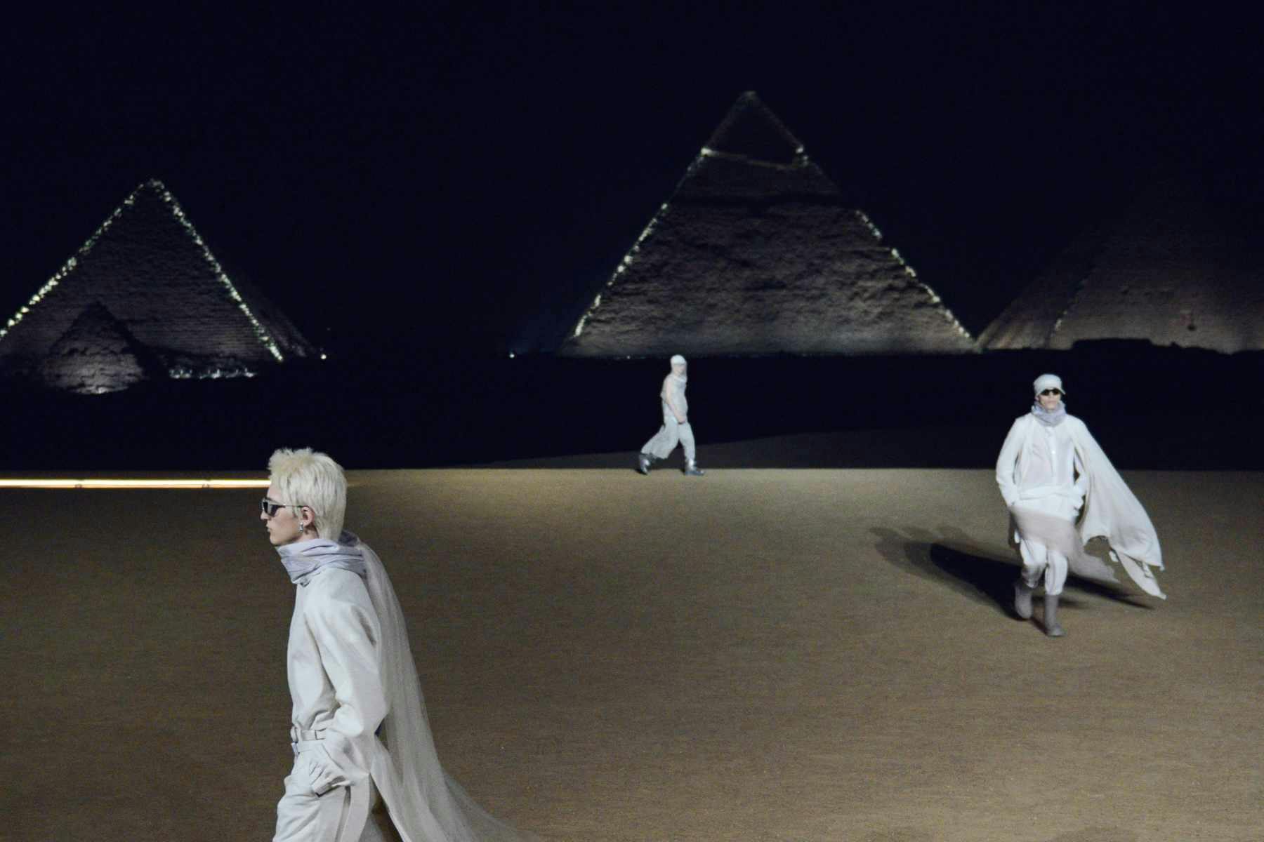 Pharrell Erects a Louis Vuitton Pyramid at Something in the Water