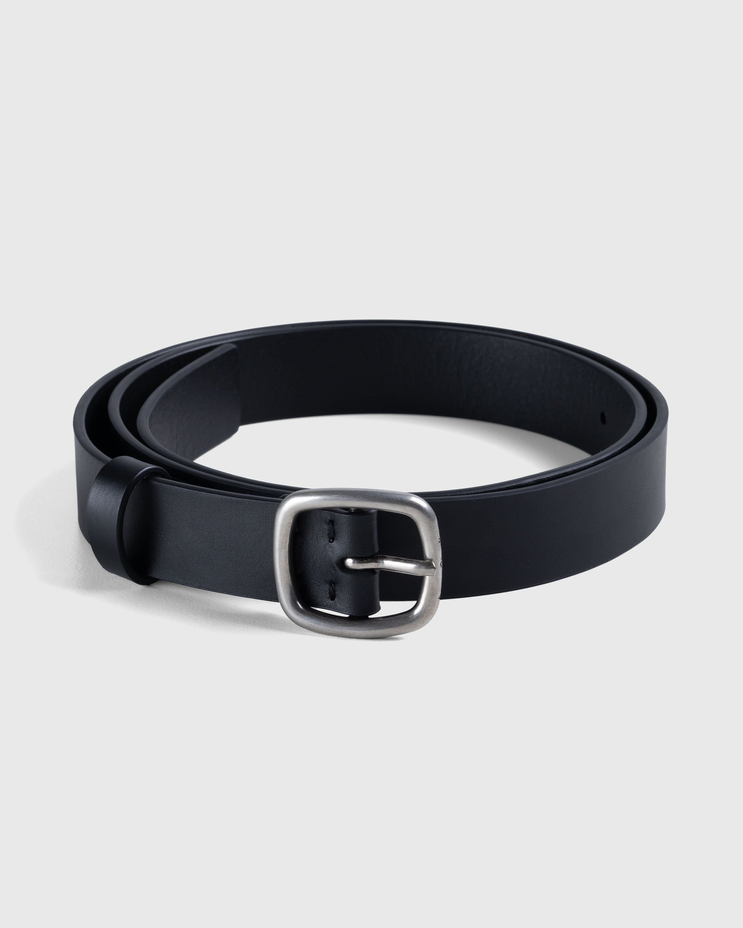 Acne Studios - Leather Buckle Belt Black - Accessories - Black - Image 1
