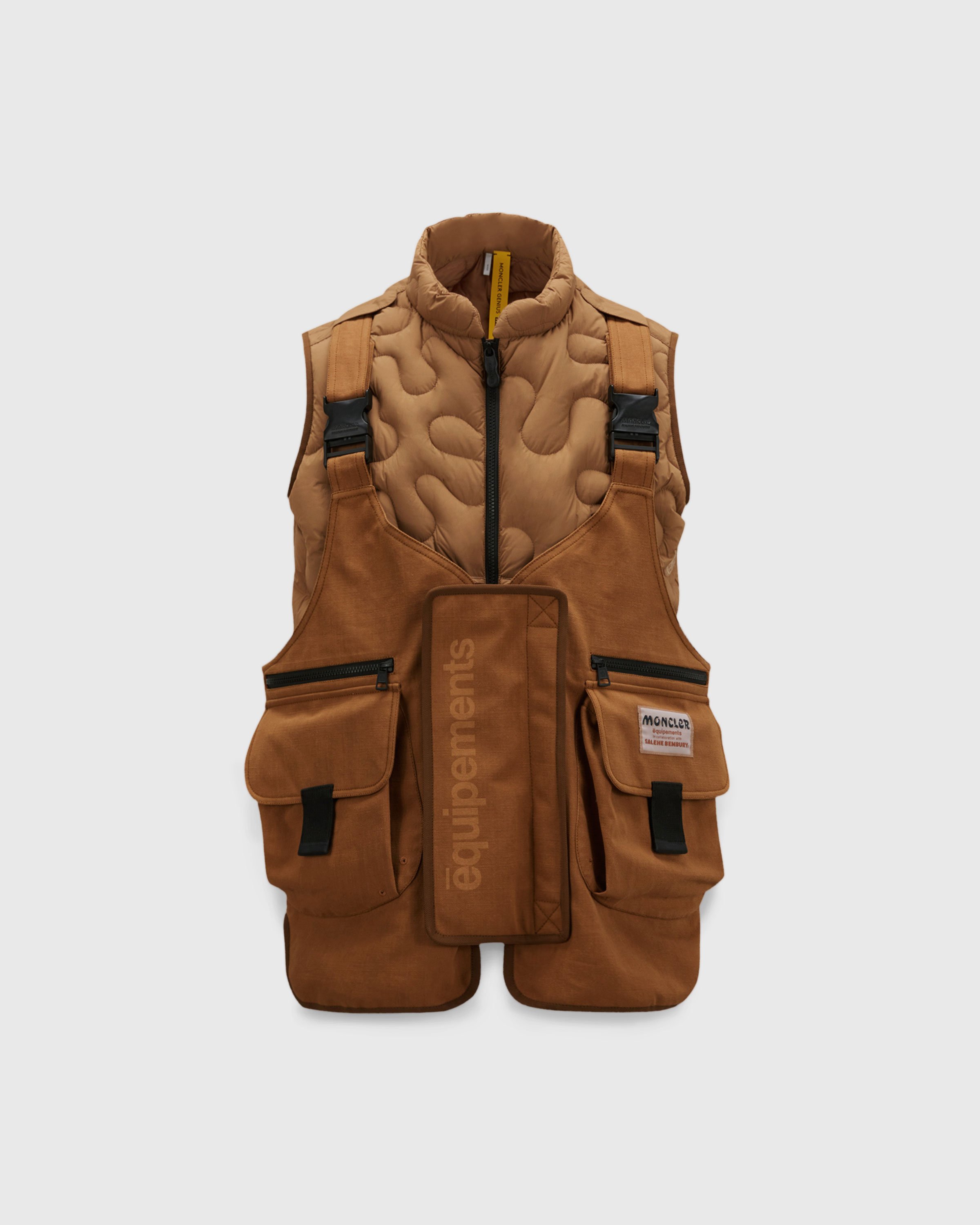 Moncler x Salehe Bembury - Sierpinski 3-in-1 Vest Brown - Clothing - Brown - Image 1