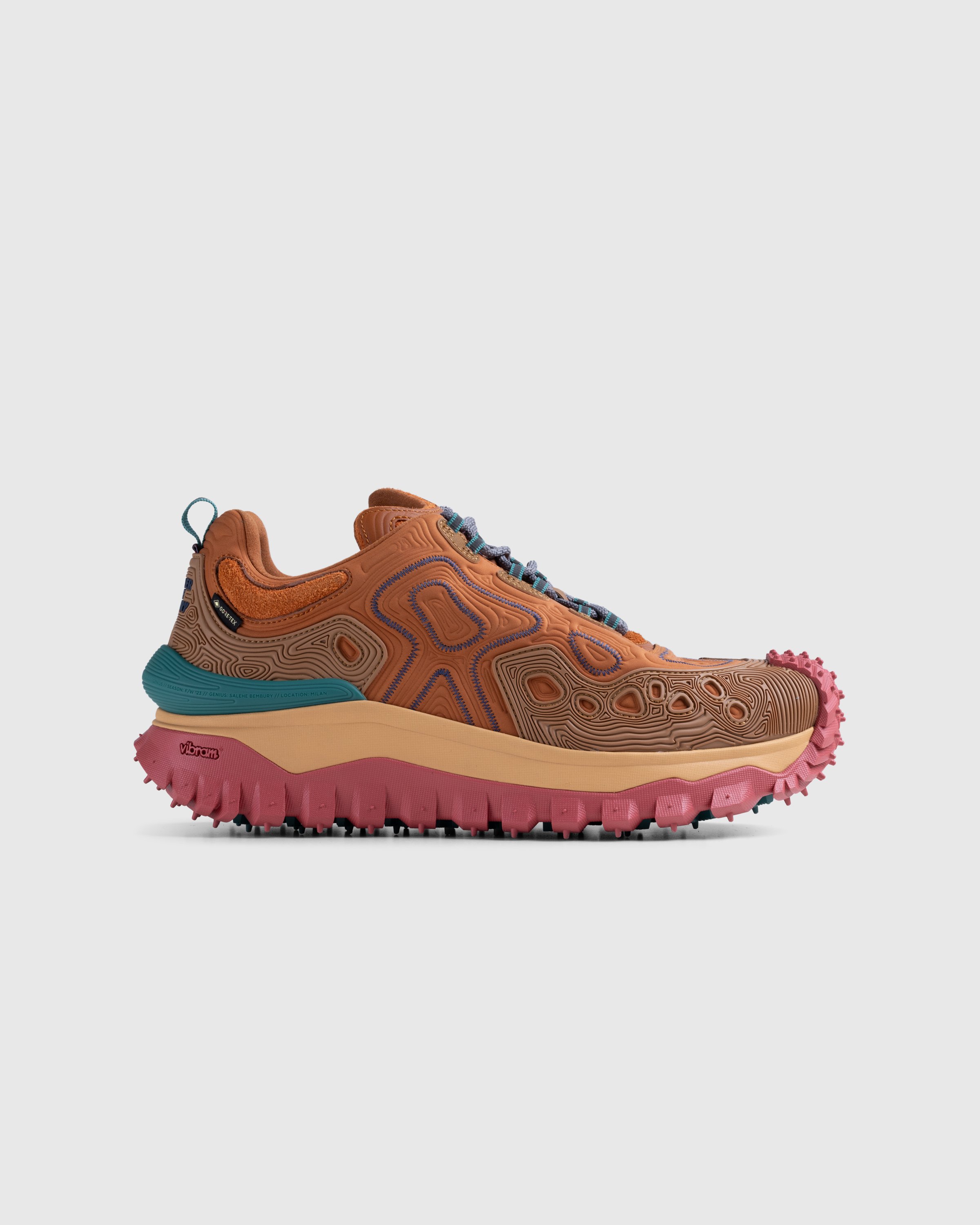 Moncler x Salehe Bembury - Trailgrip Grain Sneakers Orange - Footwear - Orange - Image 1
