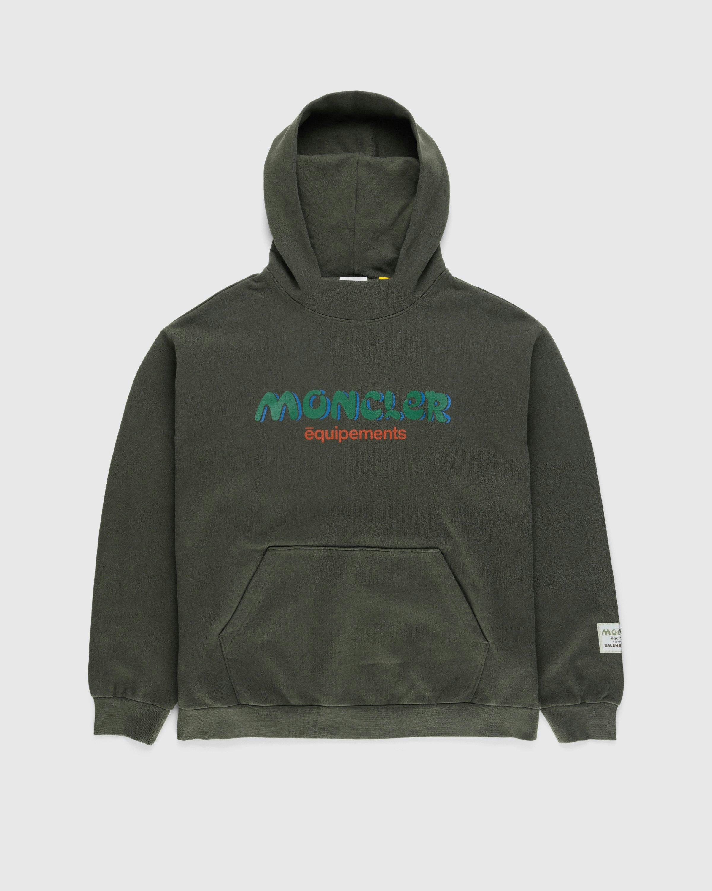 Moncler x Salehe Bembury - Logo Hoodie Green - Clothing - Green - Image 1