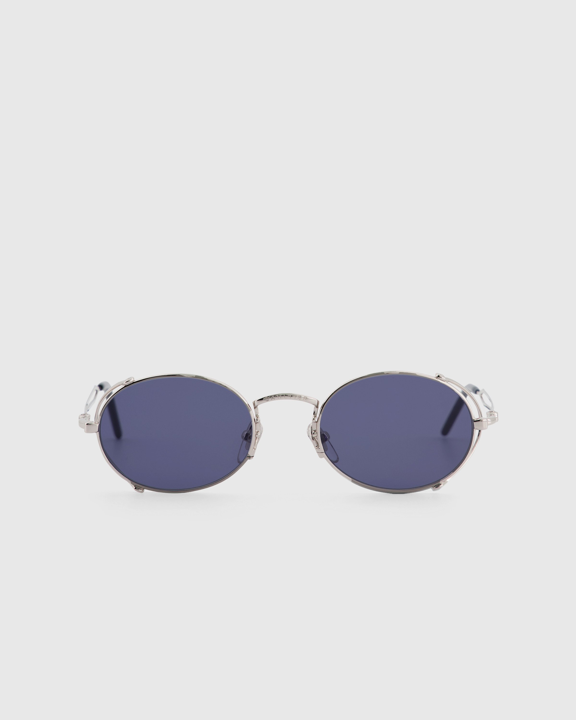Jean Paul Gaultier x Burna Boy - 55-3175 Arceau Sunglasses Silver - Accessories - Silver - Image 1