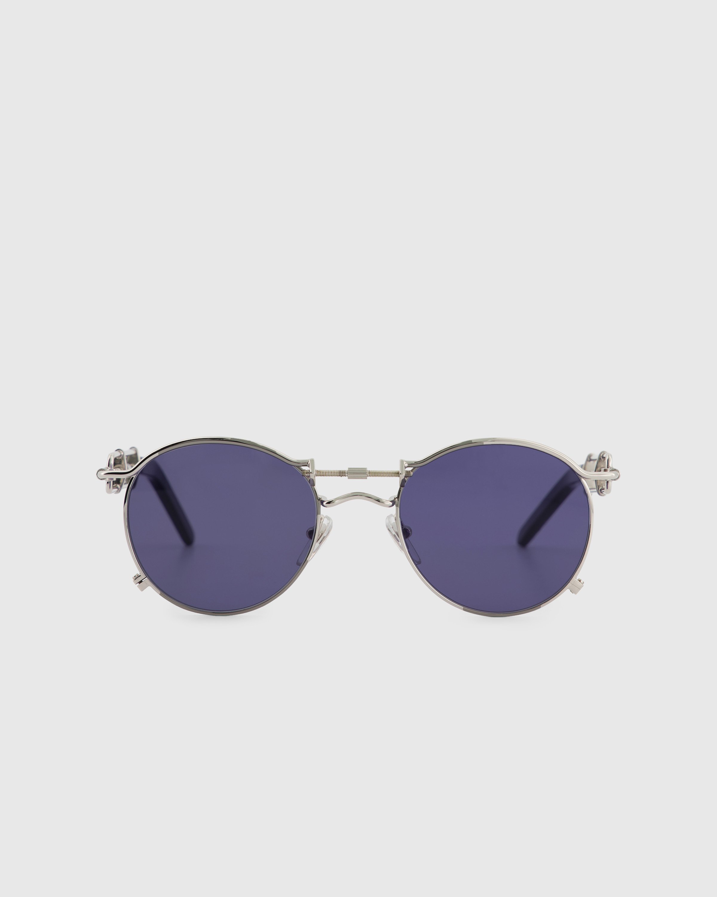 Jean Paul Gaultier x Burna Boy - 56-0174 Pas De Vis Sunglasses Silver - Accessories - Silver - Image 1