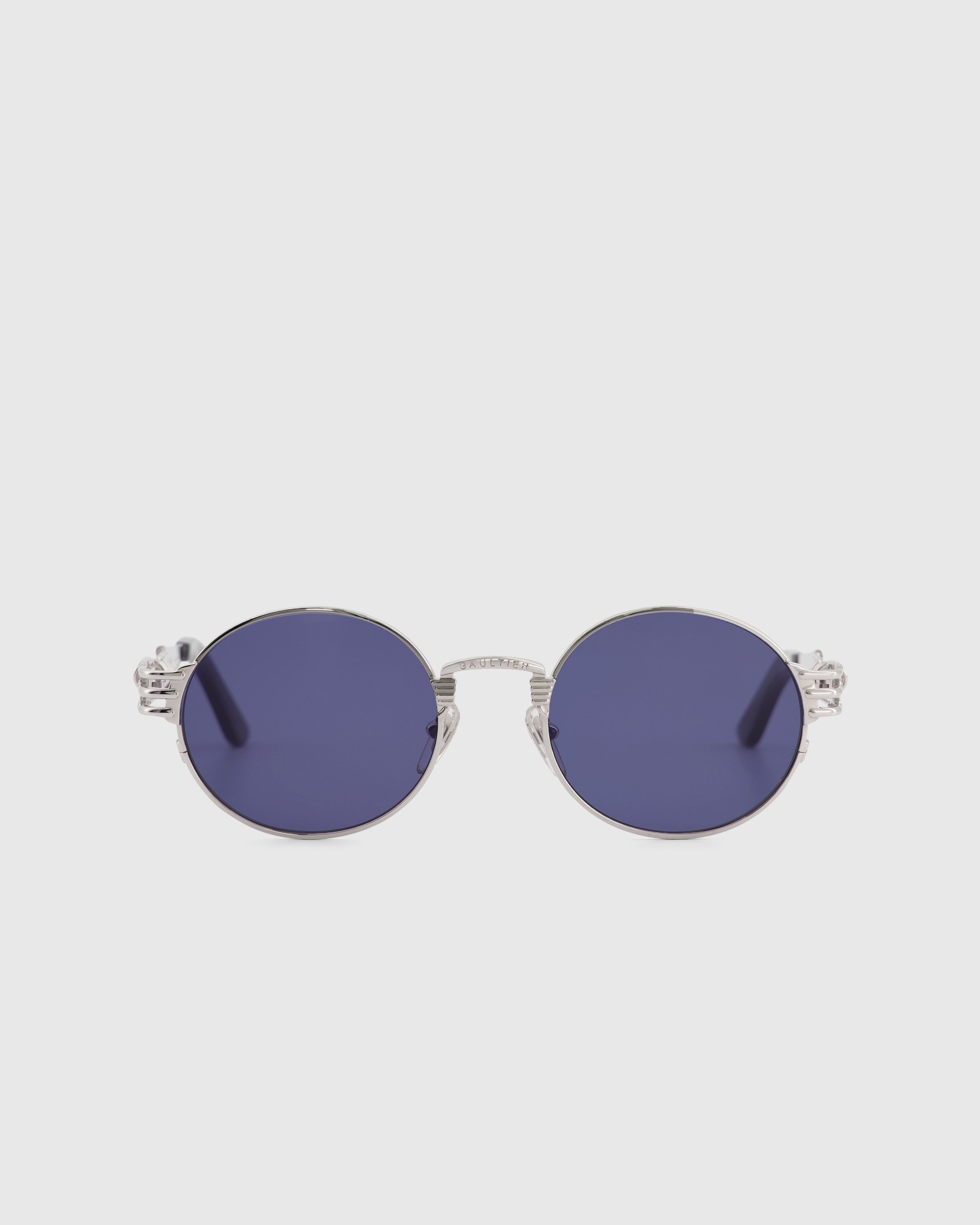 Jean Paul Gaultier x Burna Boy - 56-6106 Double Resort Sunglasses Silver - Accessories - Silver - Image 1