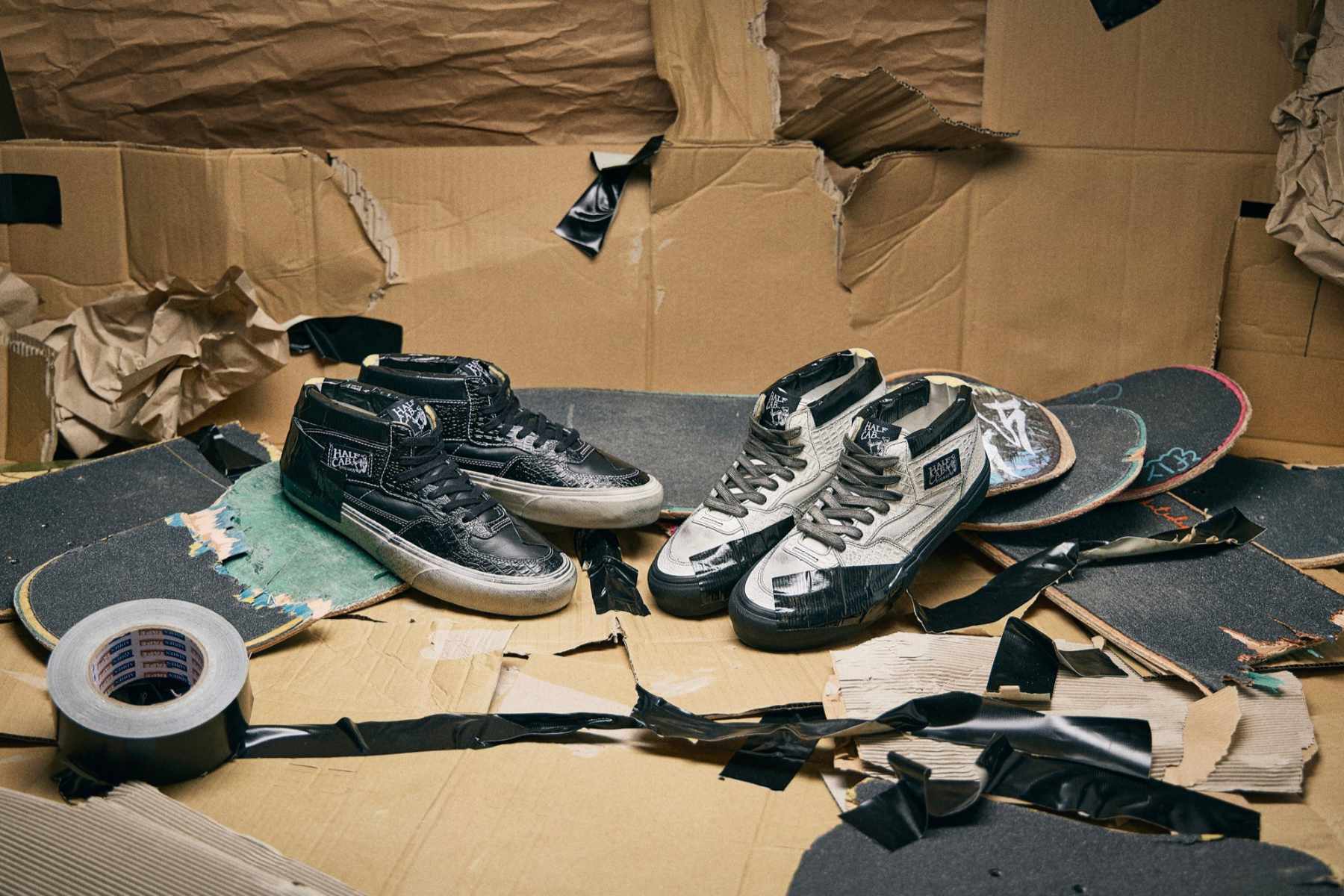 Vans' Distressed Skate Sneakers Come Covered in Duct Tape