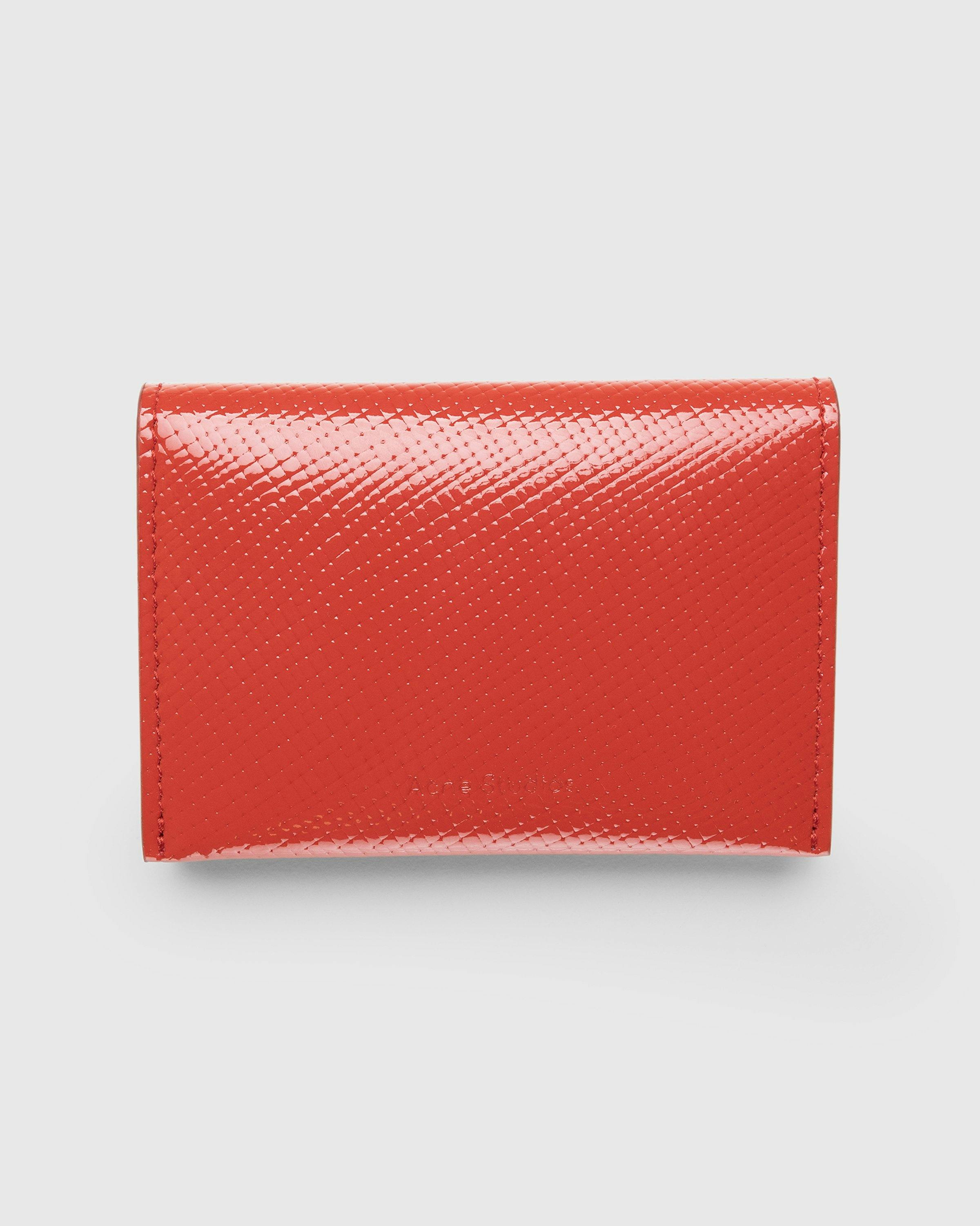 Acne Studios - Folded Card Holder Red - Accessories - Red - Image 1