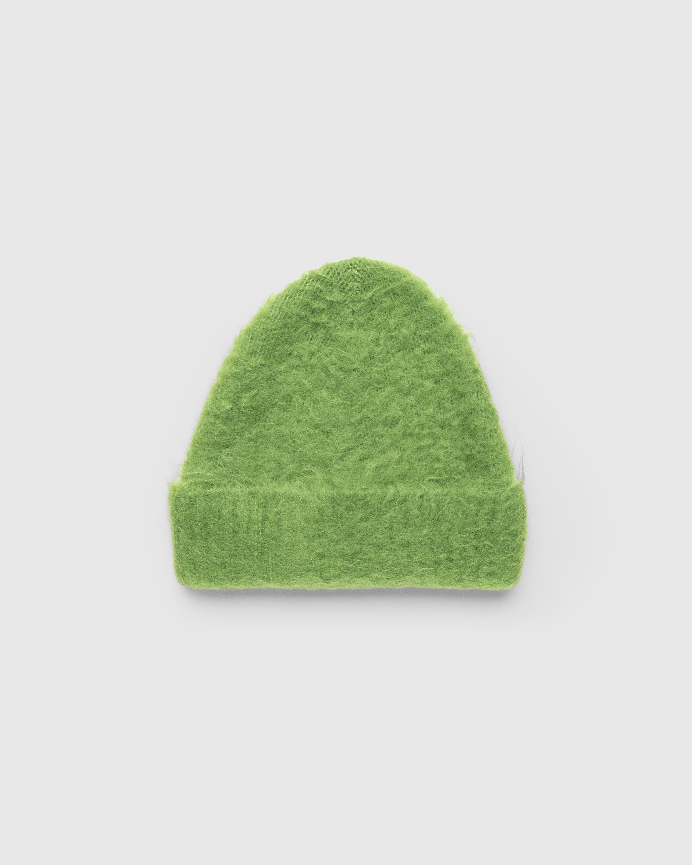 Acne Studios - Ribbed Beanie Pear Green - Accessories - Beige - Image 1