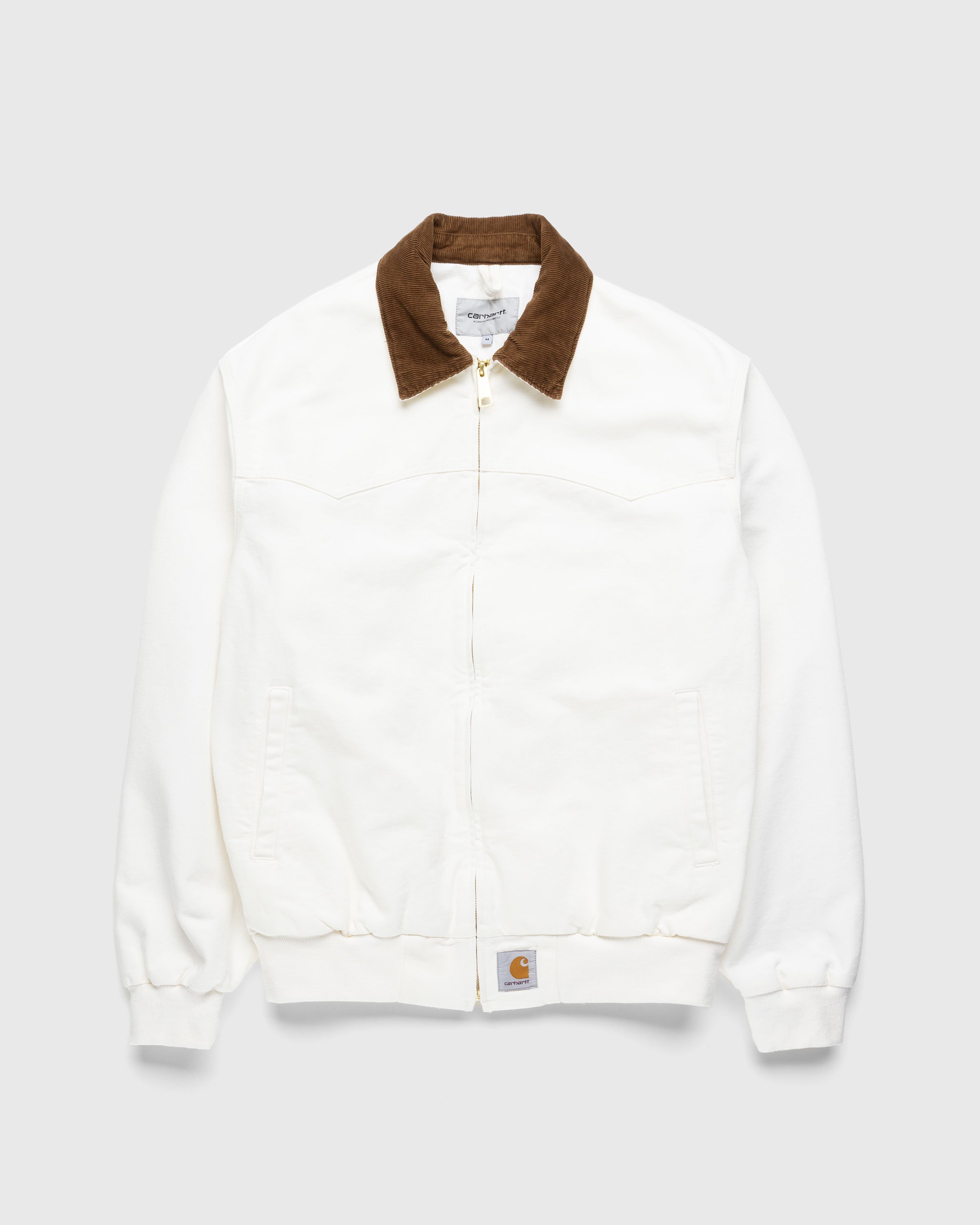 Carhartt WIP - OG Santa Fe Jacket Stonewashed Wax/Hamilton Brown - Clothing - Beige - Image 1