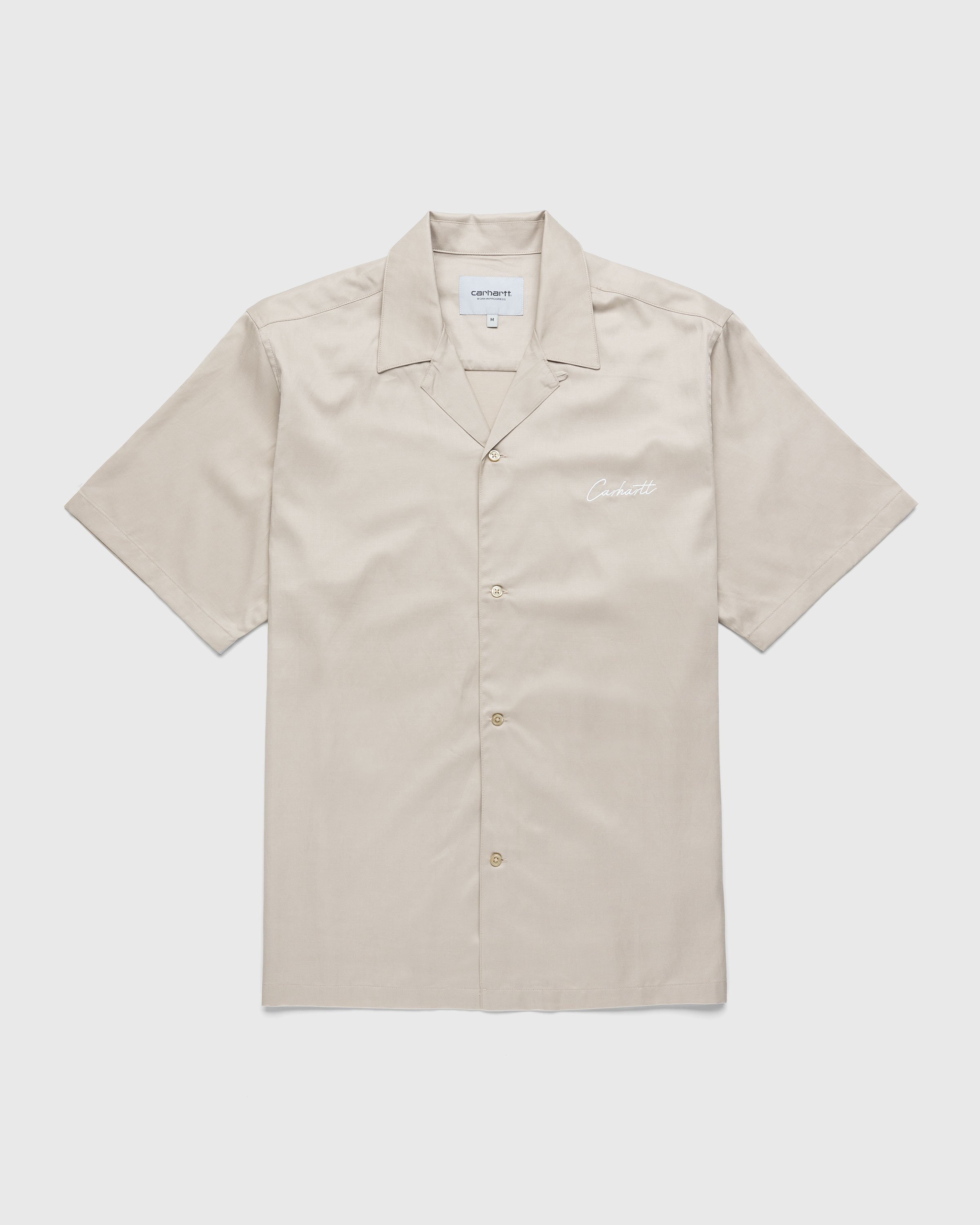 Carhartt WIP - Delray Shirt Wall/Wax - Clothing - Beige - Image 1
