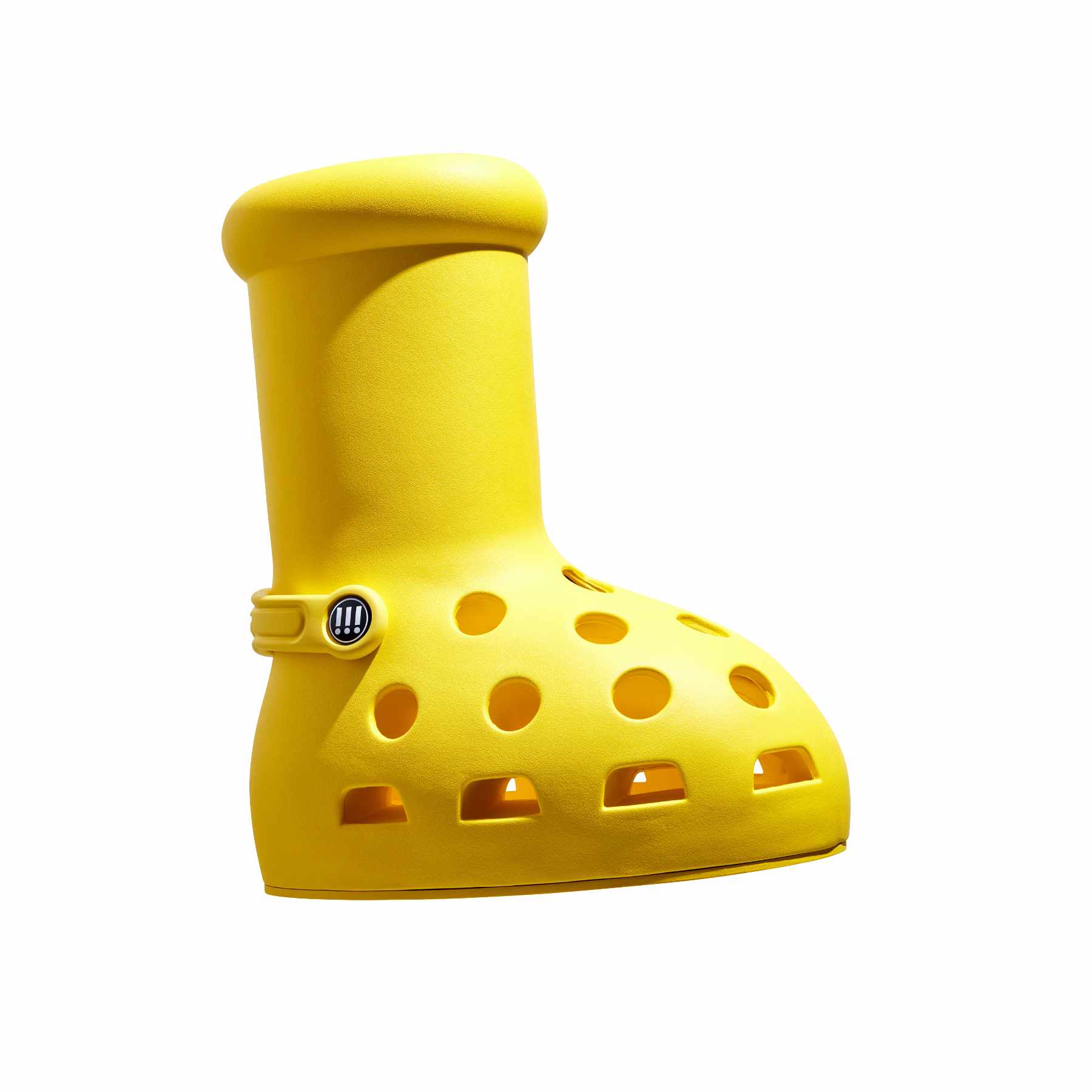 MSCHF & Crocs Debut Big Yellow Boot With Paris Hilton (!)