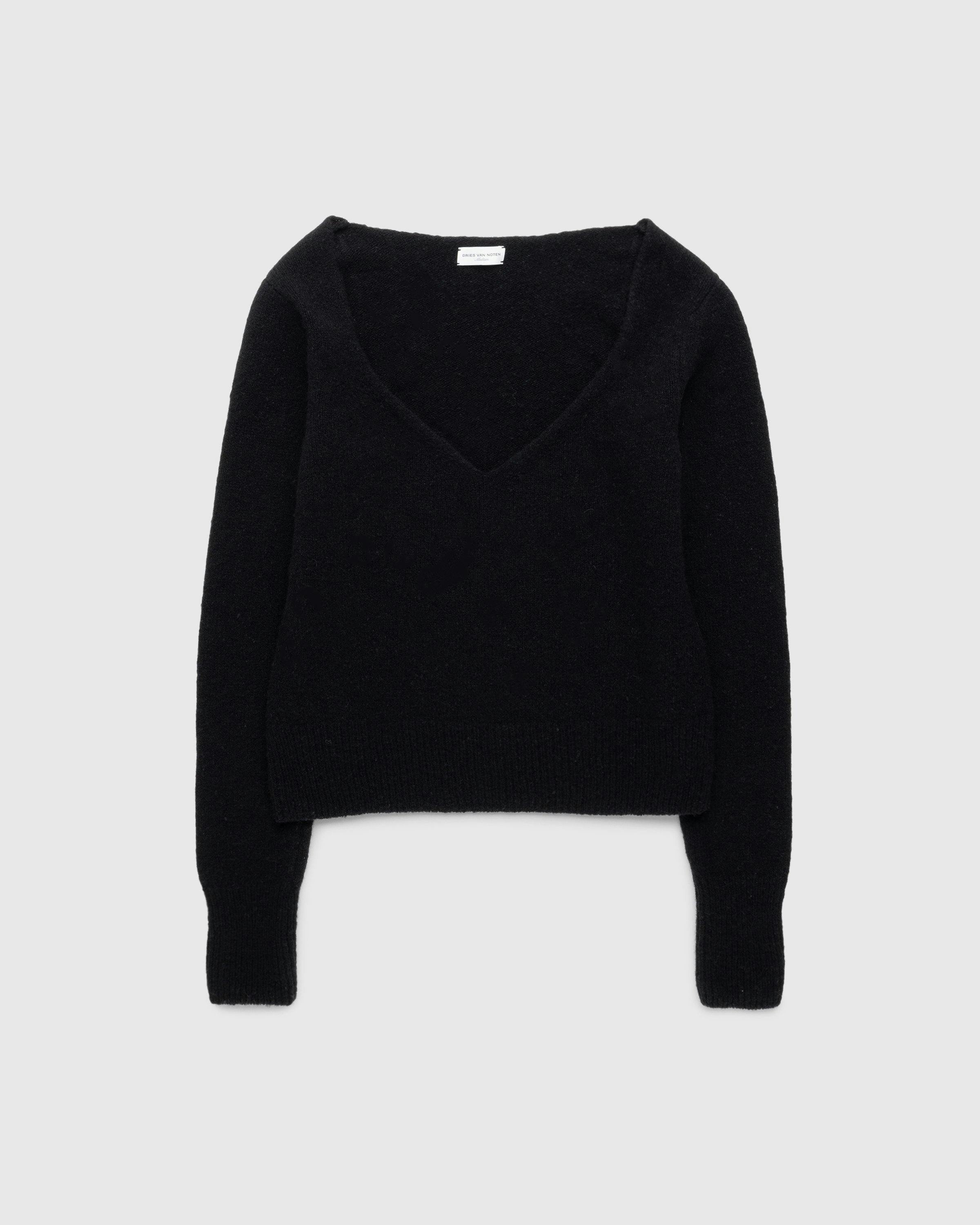 Dries van Noten - Meron Knit Black - Clothing - Black - Image 1