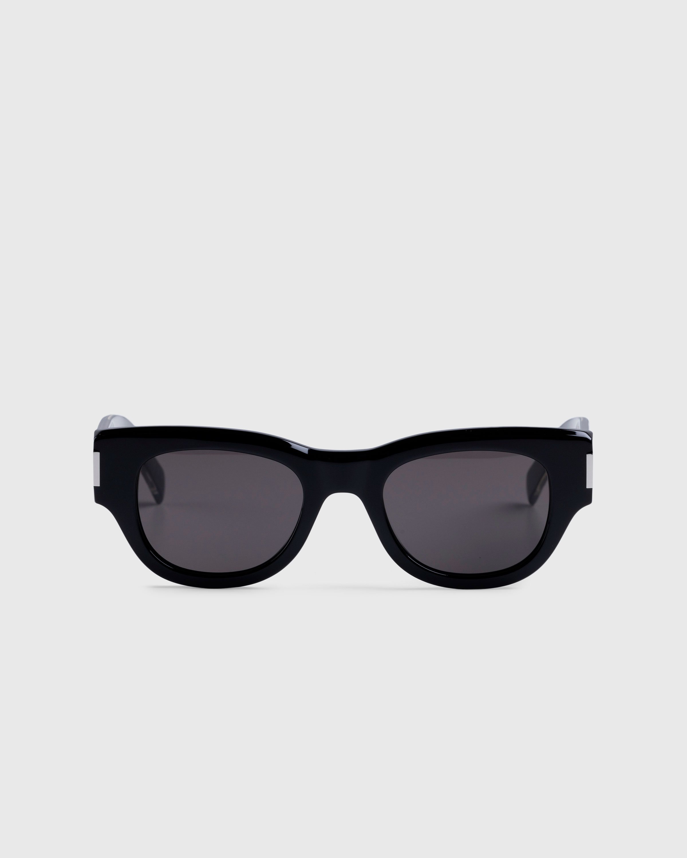Saint Laurent - SL 573 Cat Eye Sunglasses Black/Crystal/Grey - Accessories - Multi - Image 1
