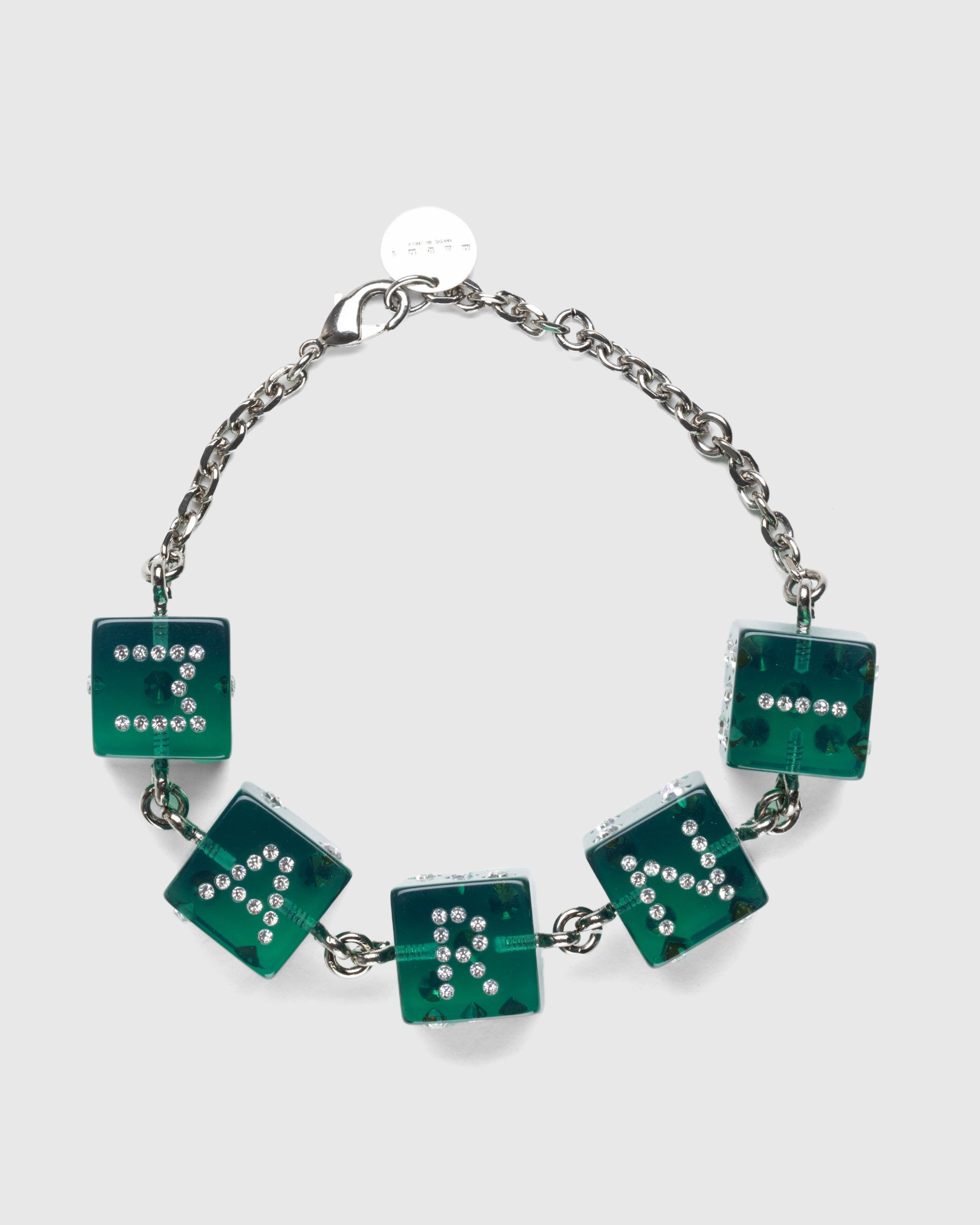 Marni - Dice Charm Bracelet Mint - Accessories - Green - Image 1