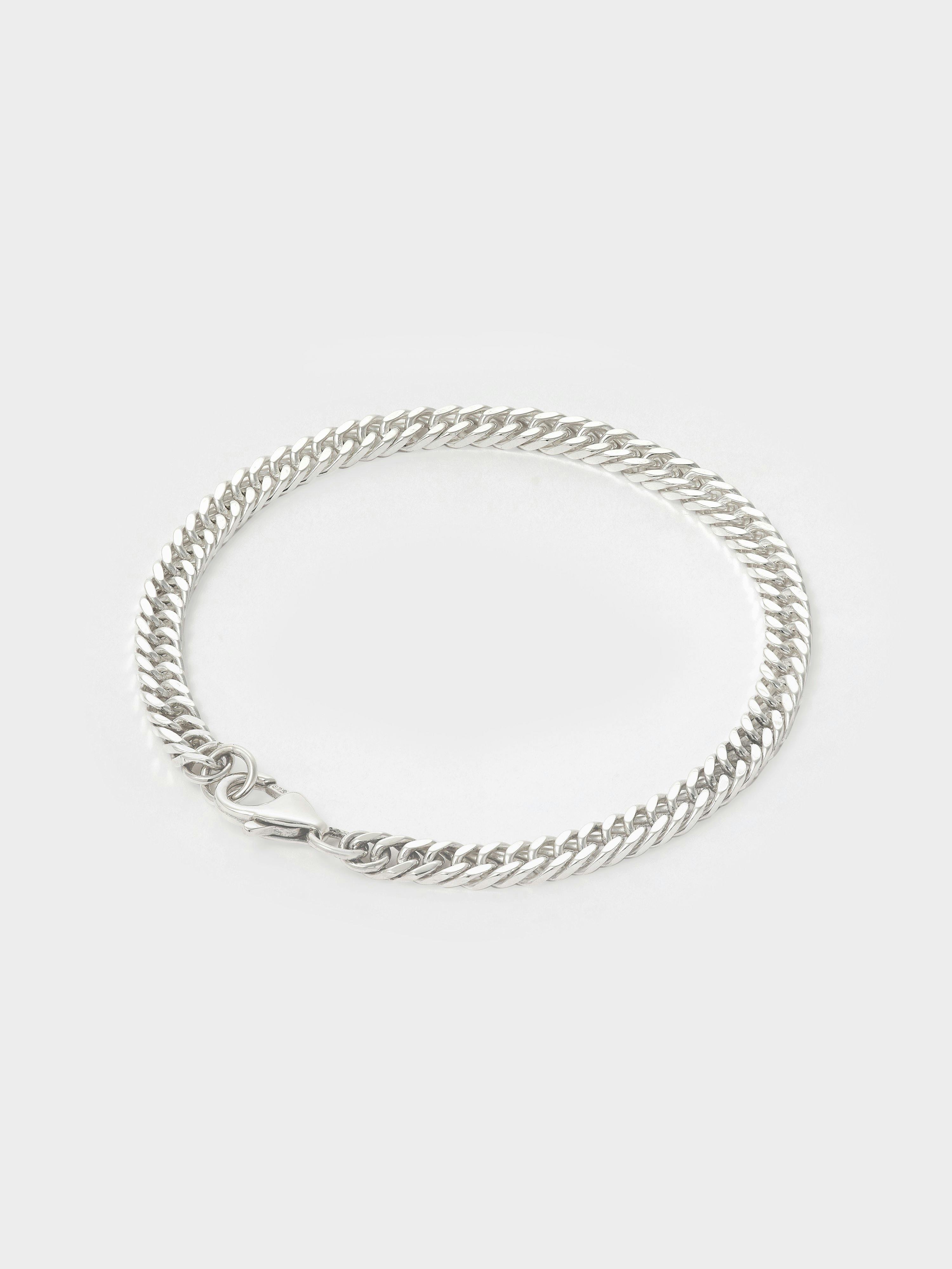 Hatton Labs - Mini Cuban Bracelet Silver - Accessories - Silver - Image 1