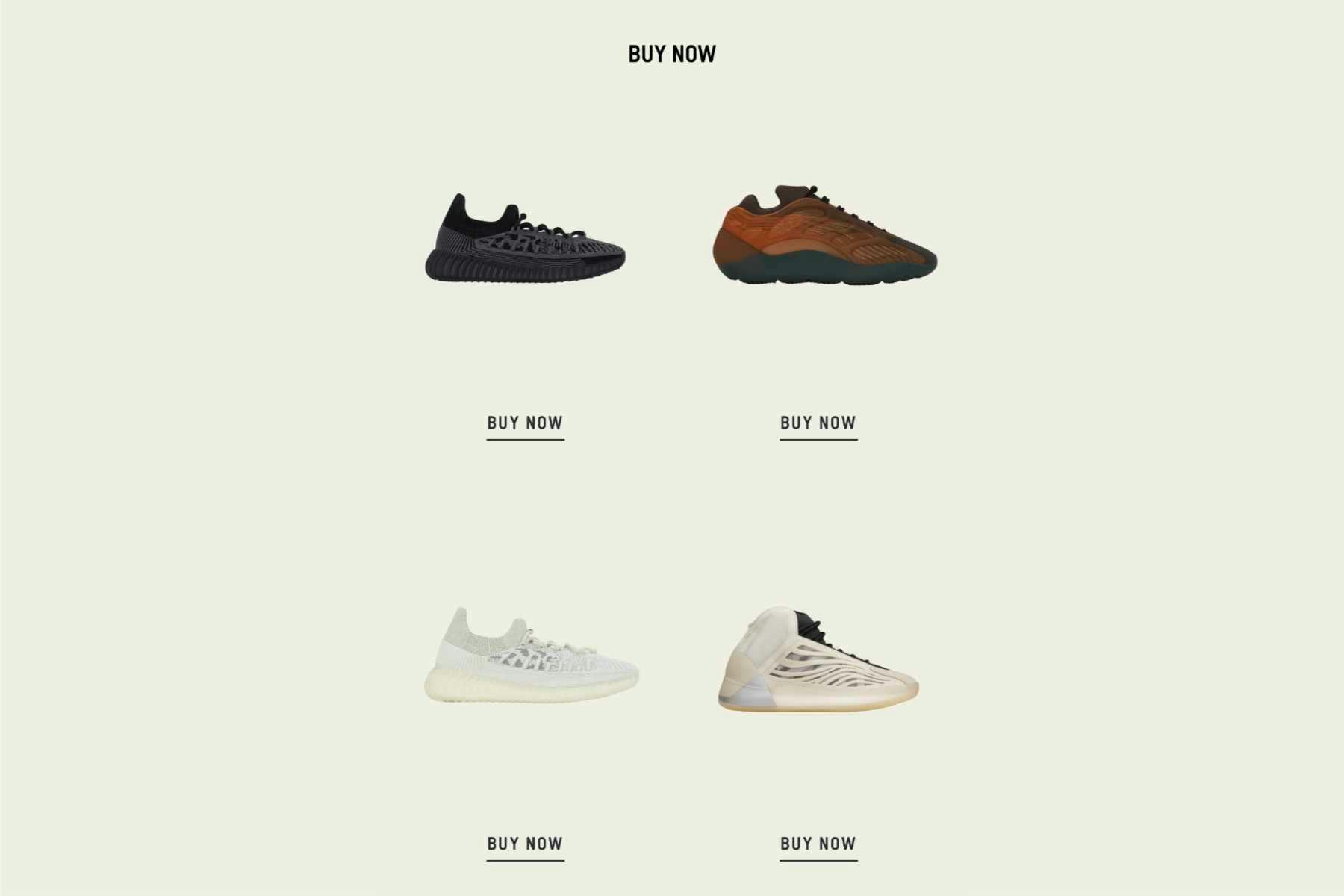 Yeezy's Released – Style on the Dot