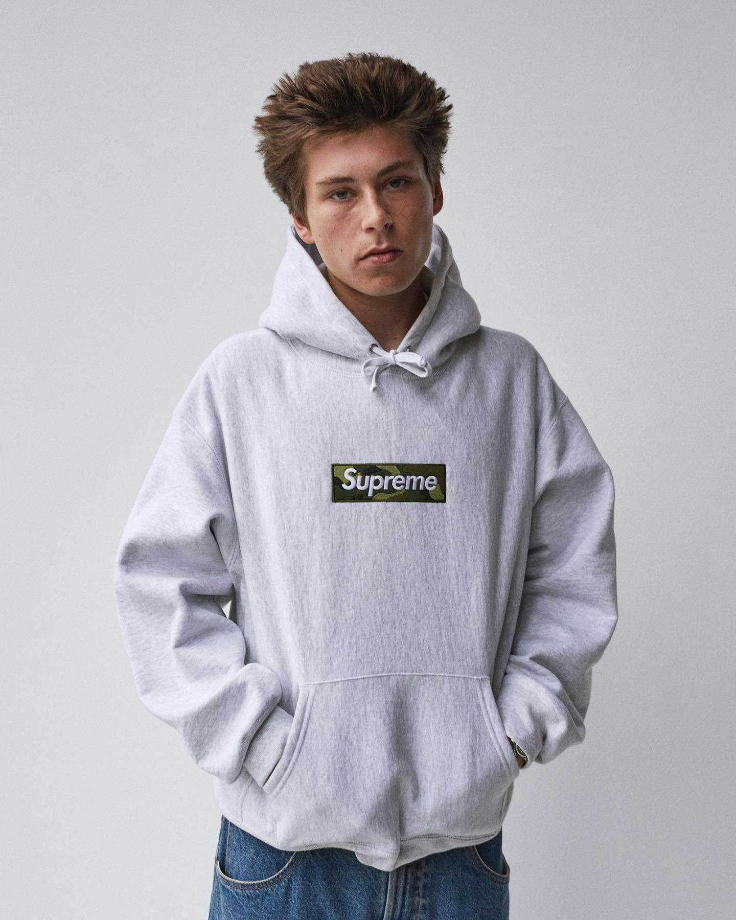 Yes, Supreme's FW23 Collection Has Camo Box Logo Hoodies