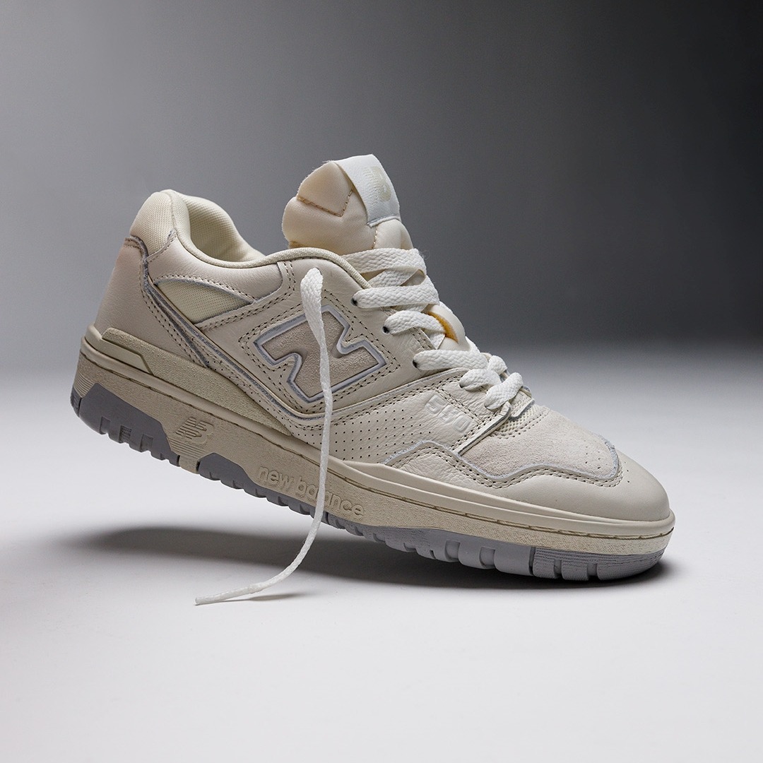 New Balance's 550 Is Ultra-Clean in White & Turtledove