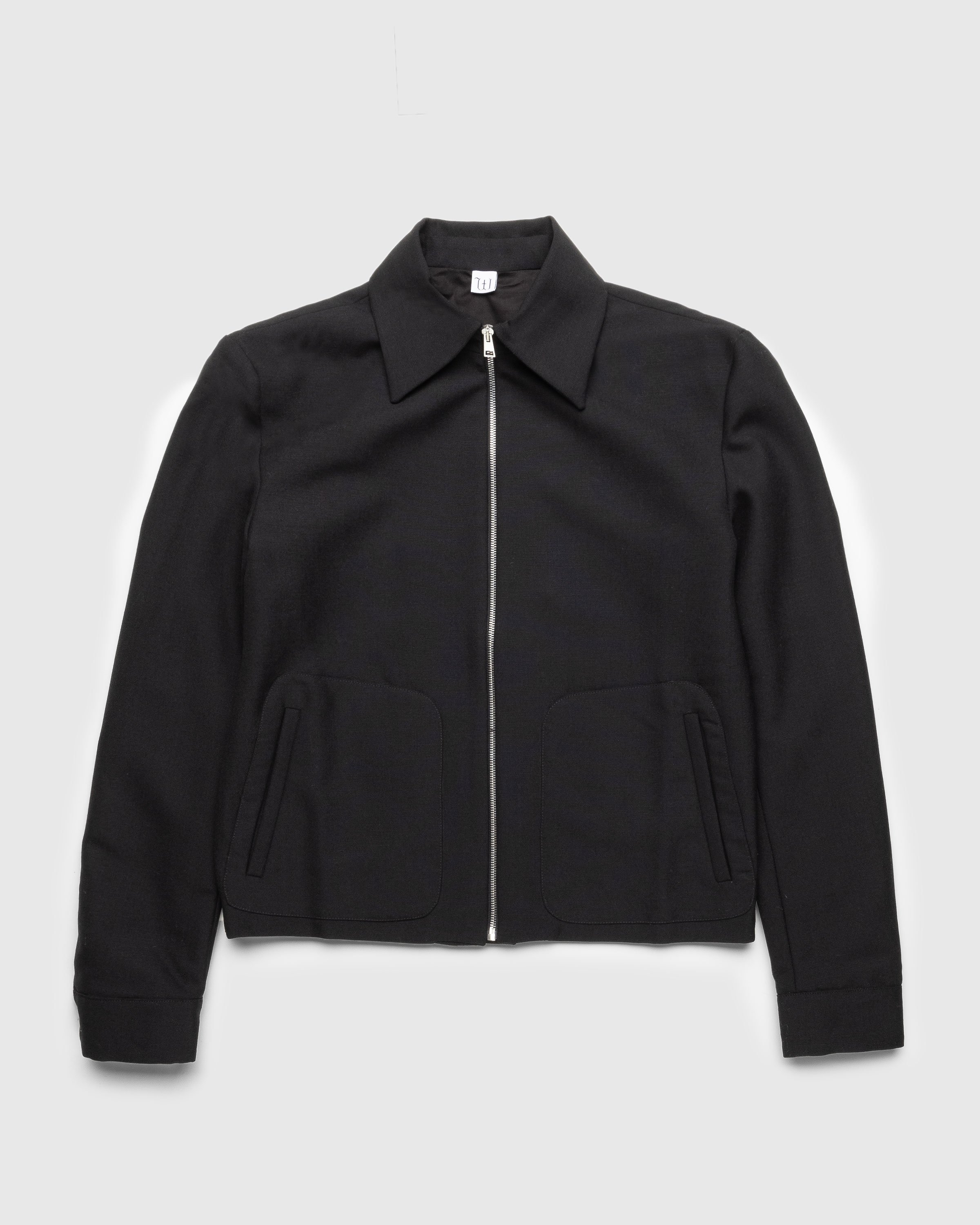 Winnie New York - Classic Zip-Up Jacket Black - Clothing - Black - Image 1