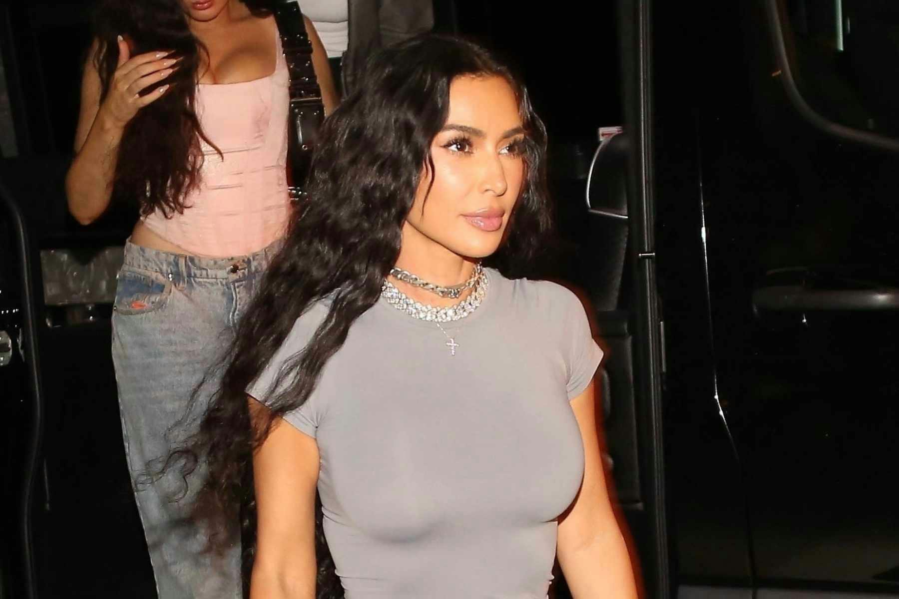 Kim Kardashian's Chanel Lunchbox & SKIMS Outfit Is Actually Impressive