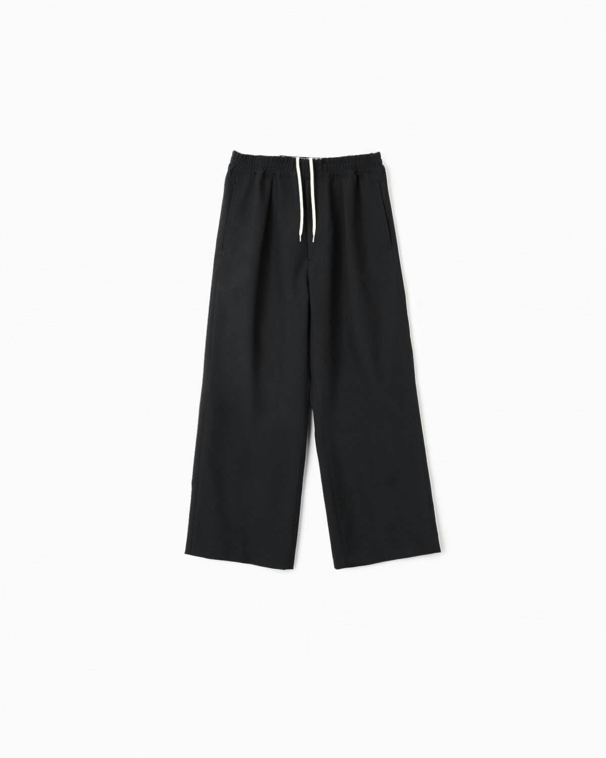 Converse Japan's black wide easy pants