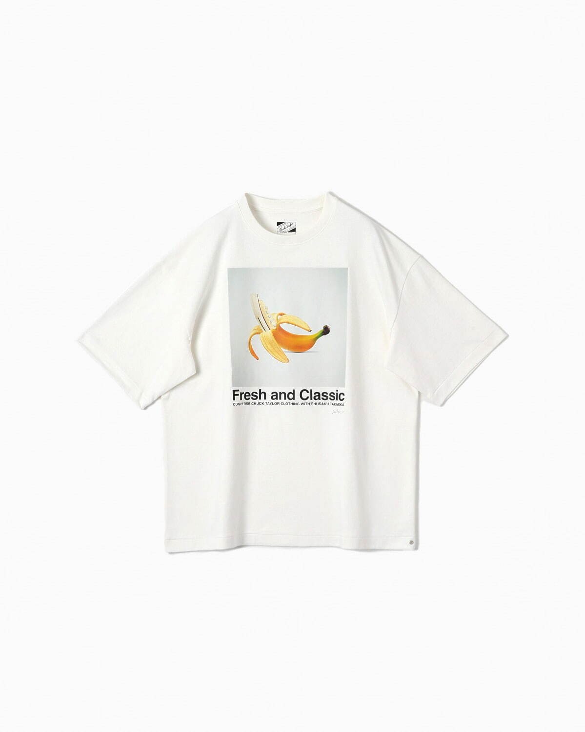 Converse Japan's boxy white banana T-shirt