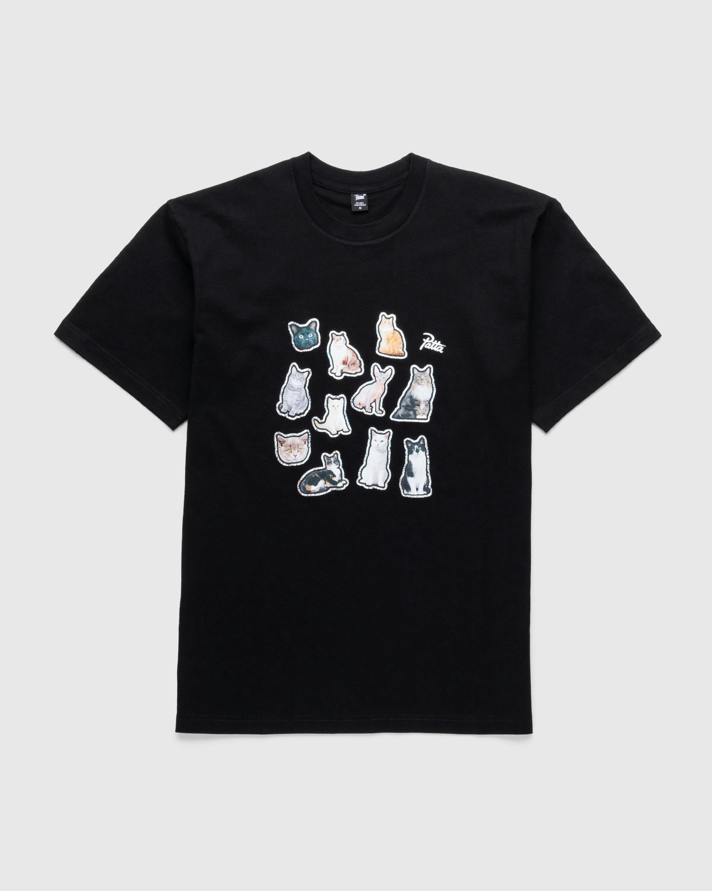 Patta - Cats T-Shirt Black - Clothing - Black - Image 1