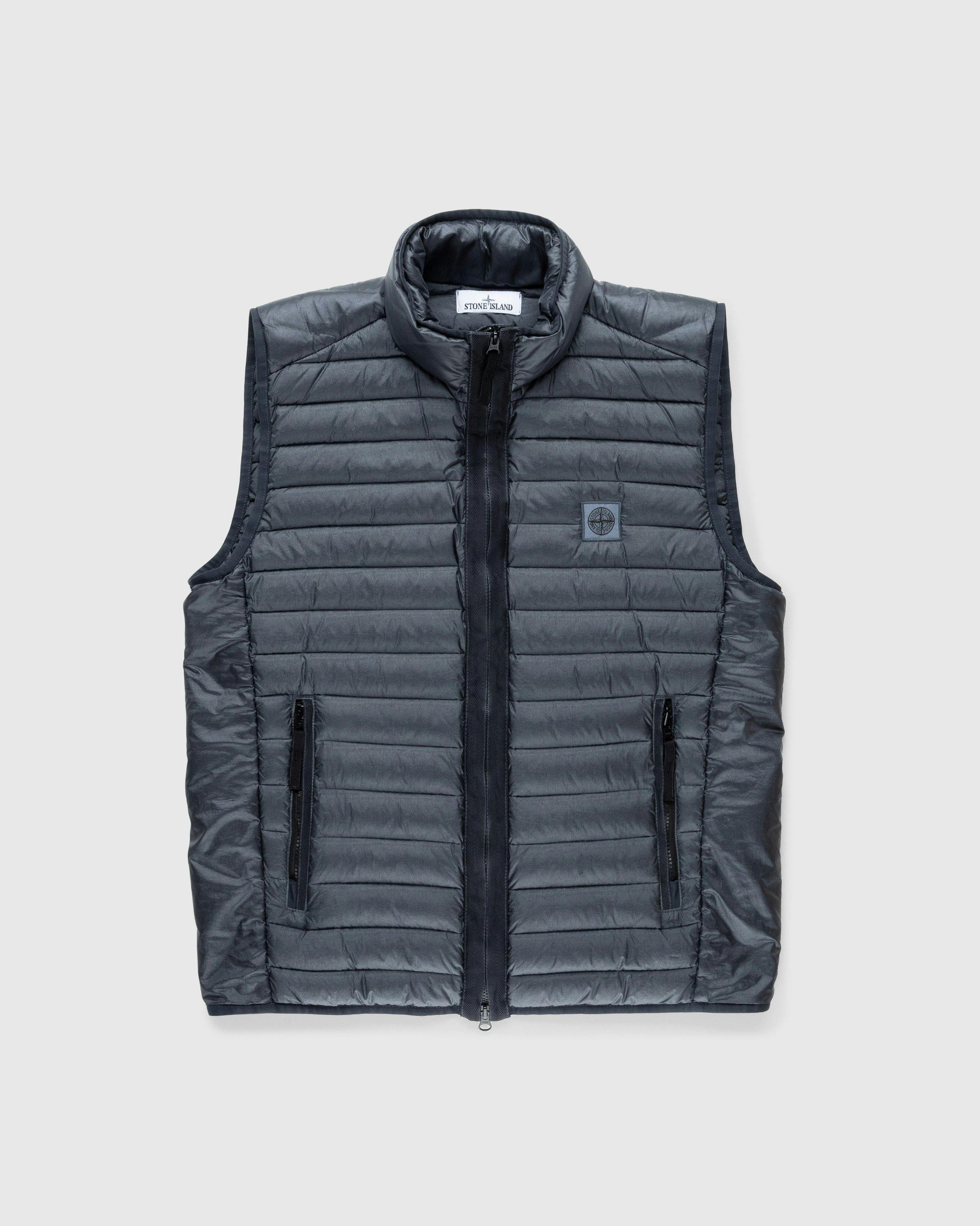 Stone Island - Recycled Nylon Down Vest Lead Grey - Clothing - Grey - Image 1