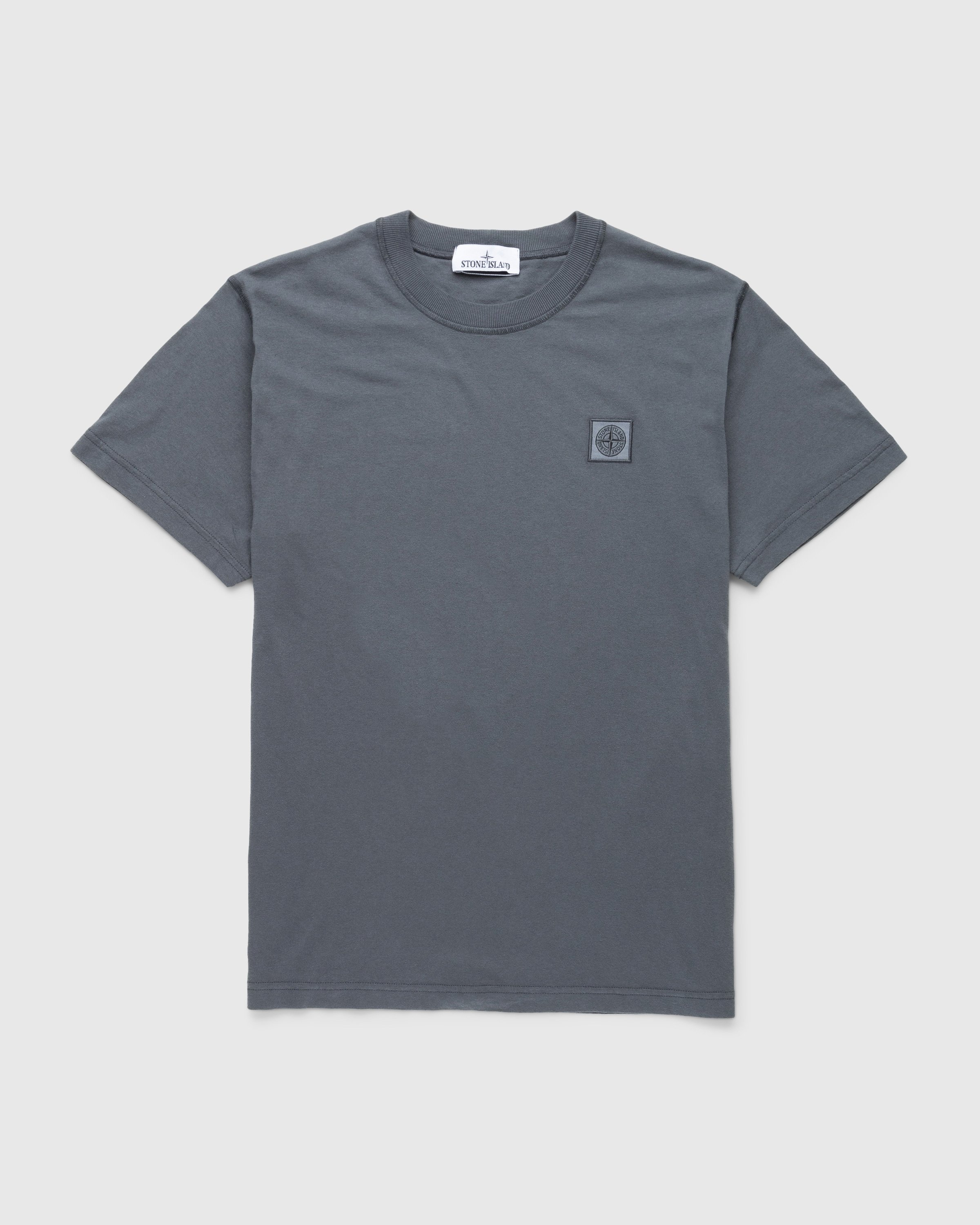 Stone Island - Fissato T-Shirt Lead Grey - Clothing - Grey - Image 1