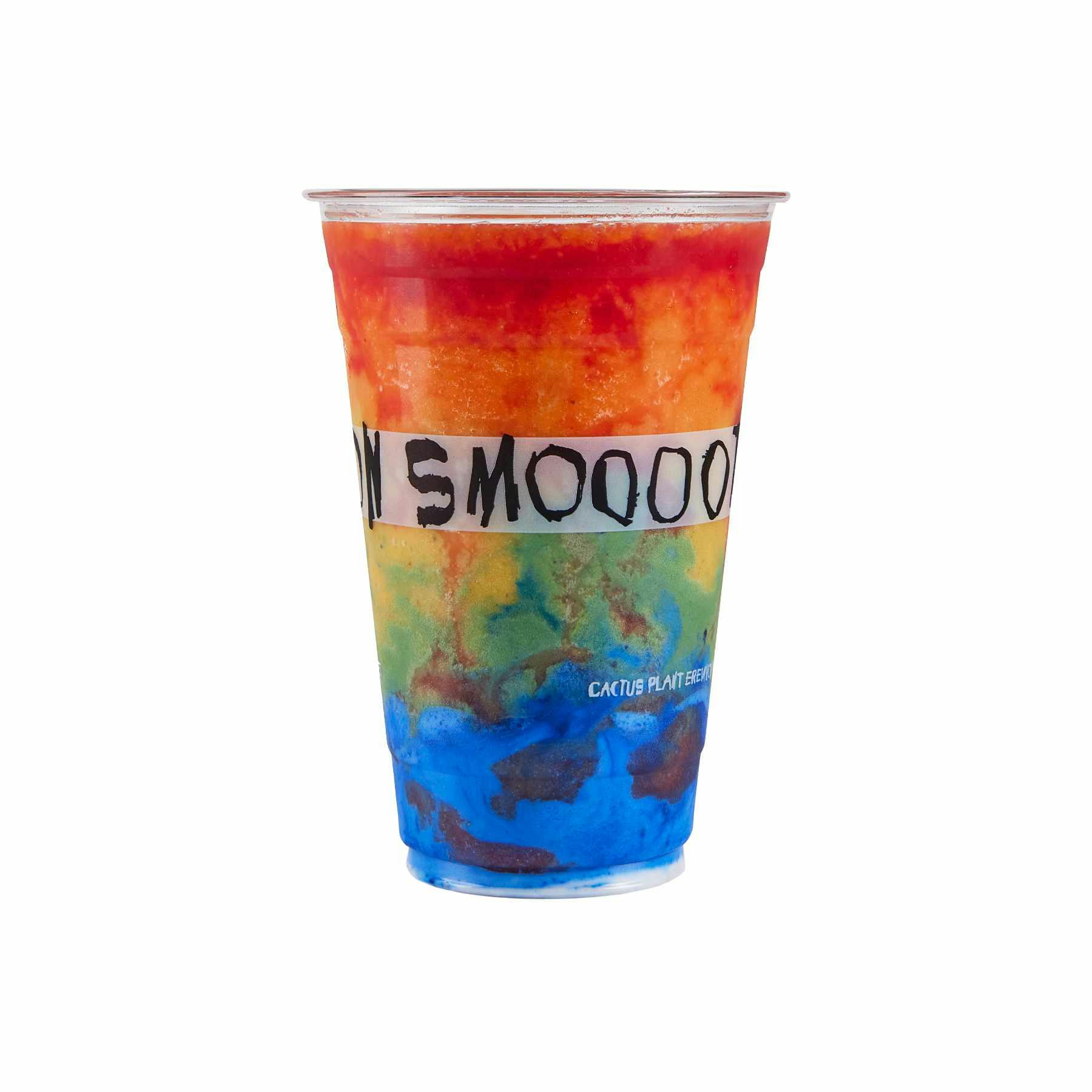 Cactus Plant Flea Market & Erewhon's rainbow-colored CPFM Smoothie collab