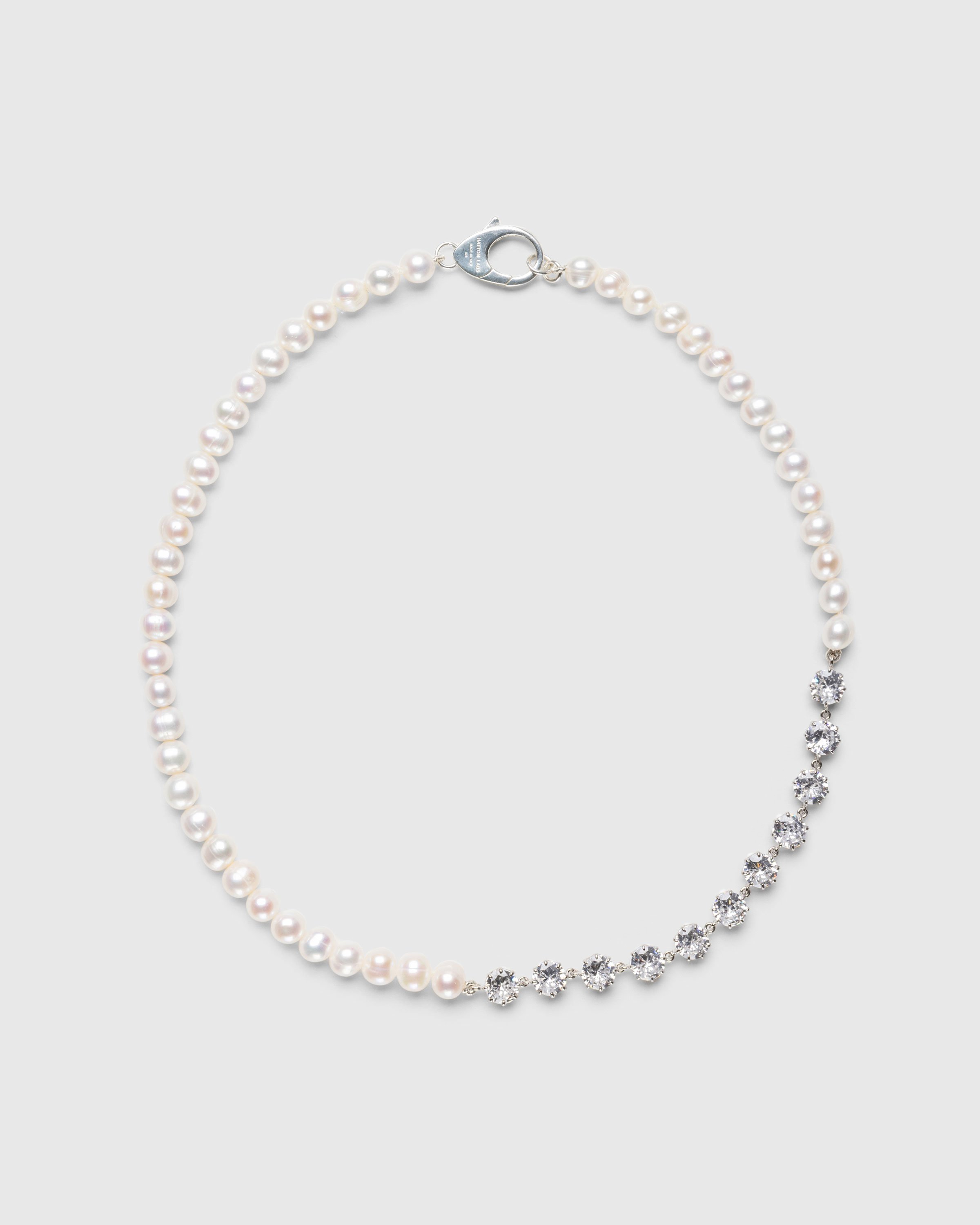 Hatton Labs - Pearl Tennis Chain Silver/White - Accessories - Multi - Image 1
