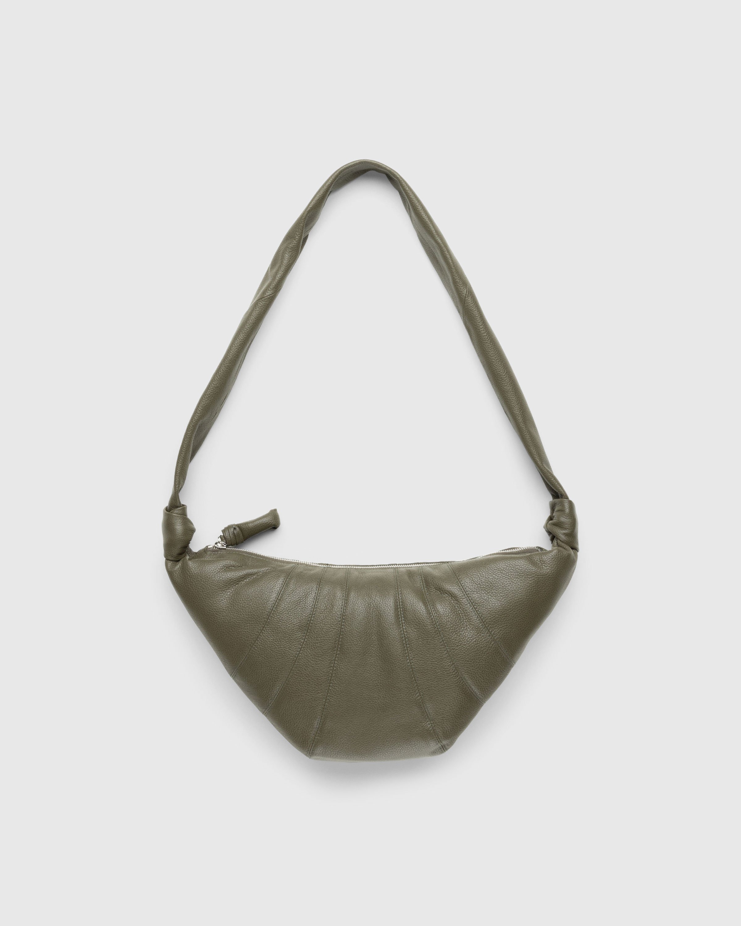 Lemaire - Medium Croissant Bag Dark Moss - Accessories - Green - Image 1