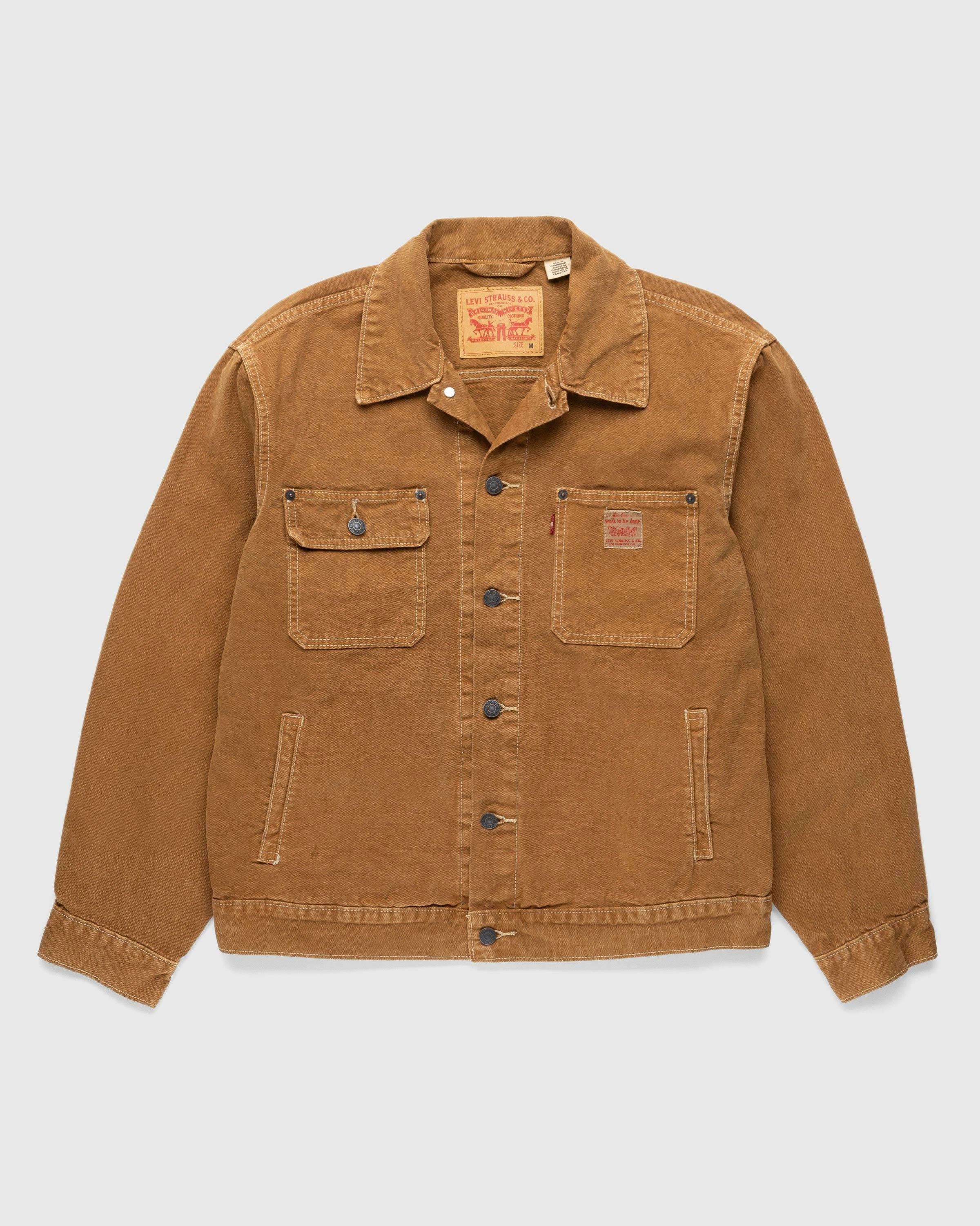 Levi's - Sunrise Trucker Jacket Dark Ginger - Clothing - Orange - Image 1