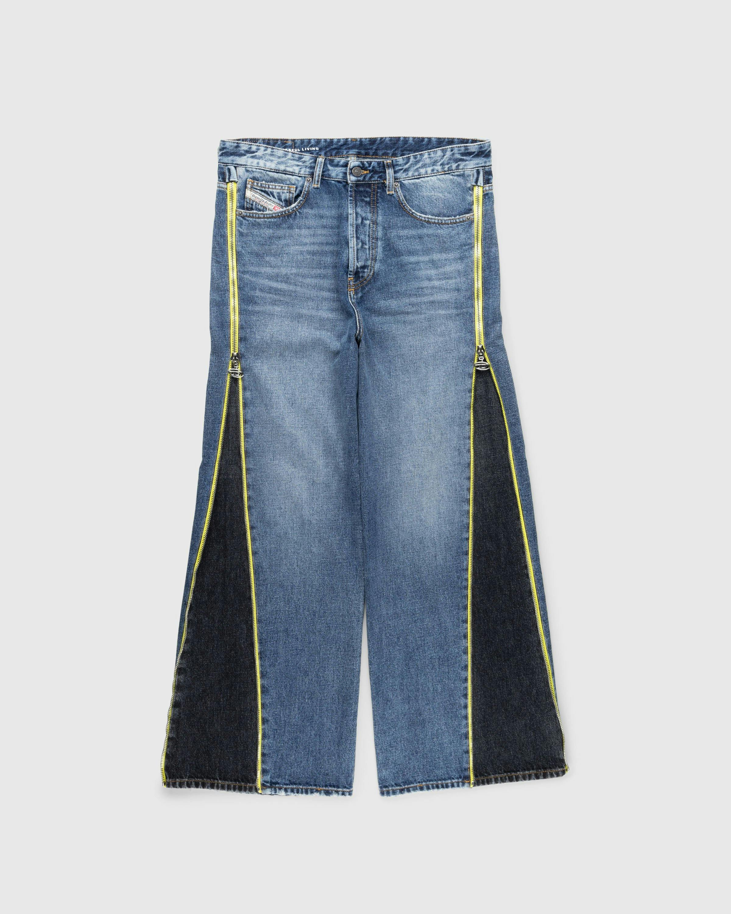 Diesel - D-Rise Zip Jeans Blue - Clothing - Blue - Image 1