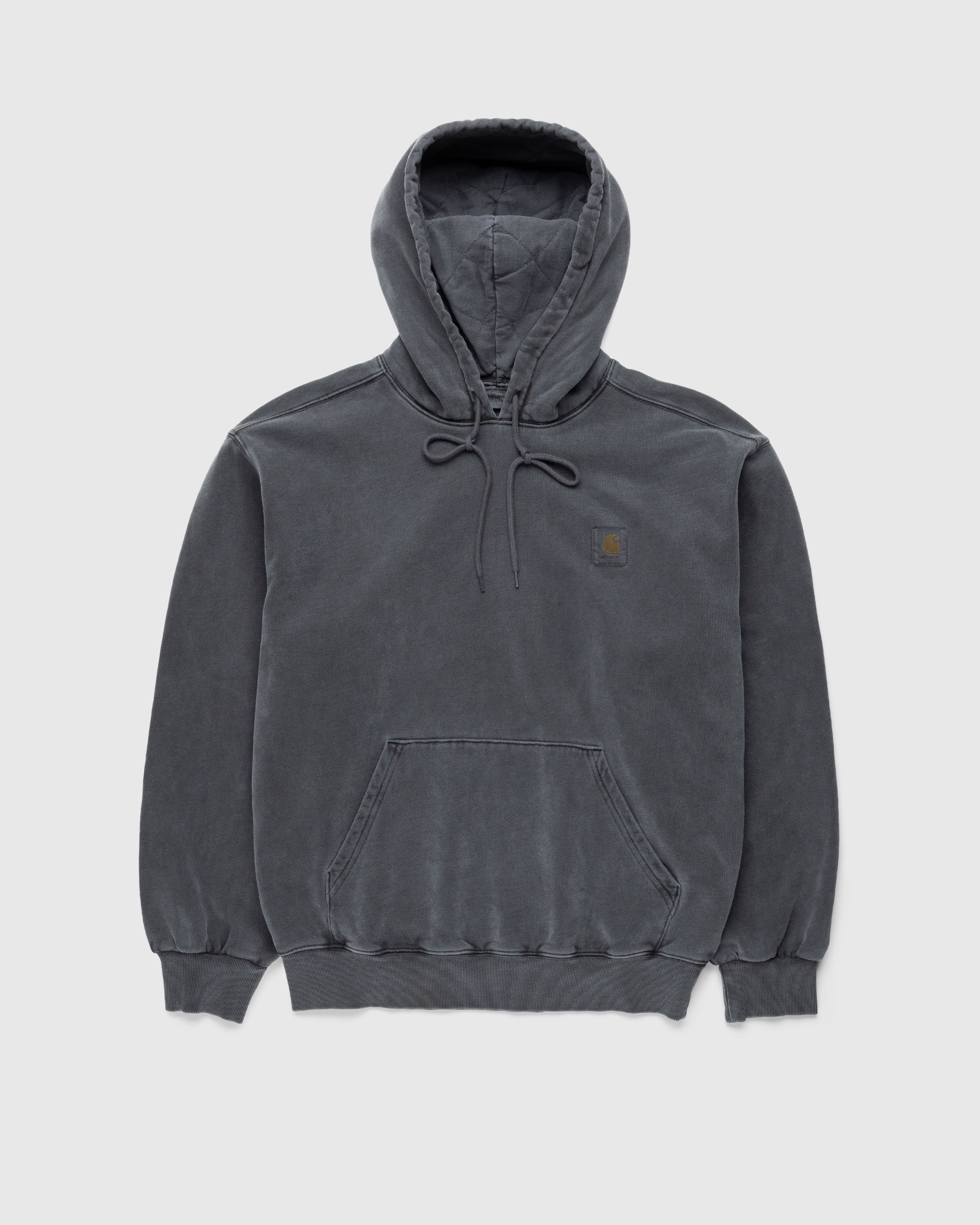 Carhartt WIP - Hooded Vista Sweat Vulcan/Garment-Dyed - Clothing - Red - Image 1