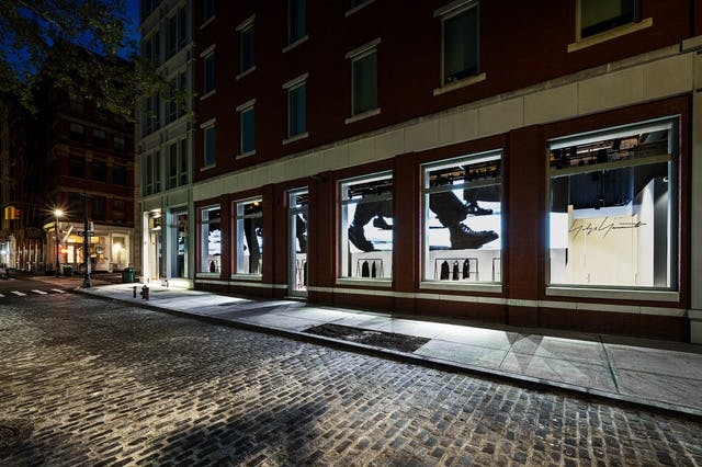 Designer Yohji Yamamoto's New York store on Wooster Street, opening on September 1, 2023