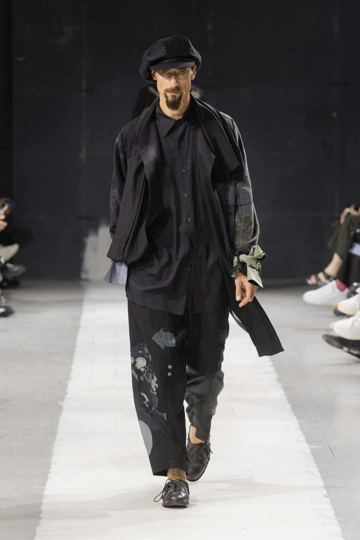 All the Details From Yohji Yamamoto's SS24 Runway Collection