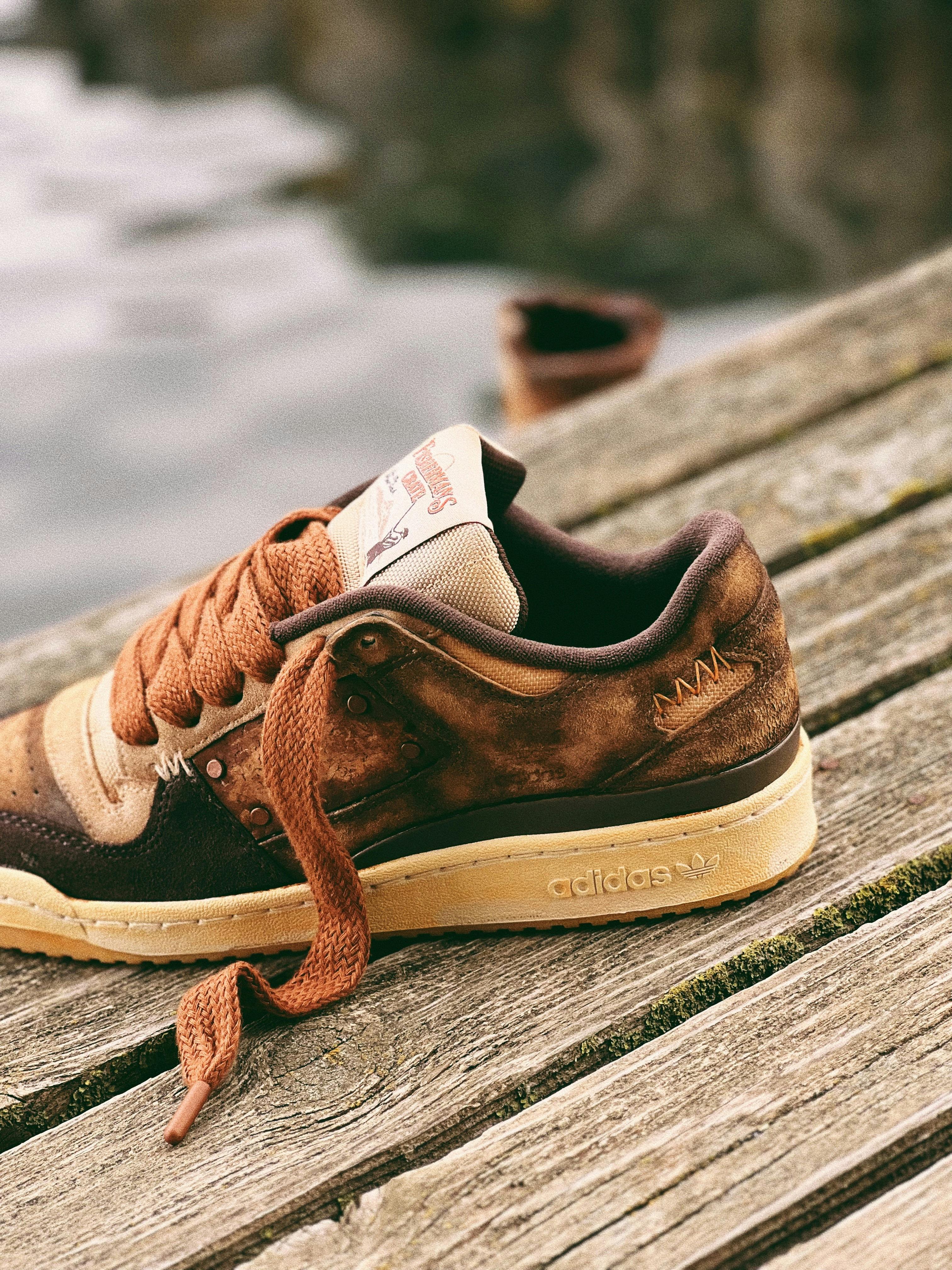 deviceone & Mask72's custom adidas Forum Low "Fisherman's Crate" sneaker
