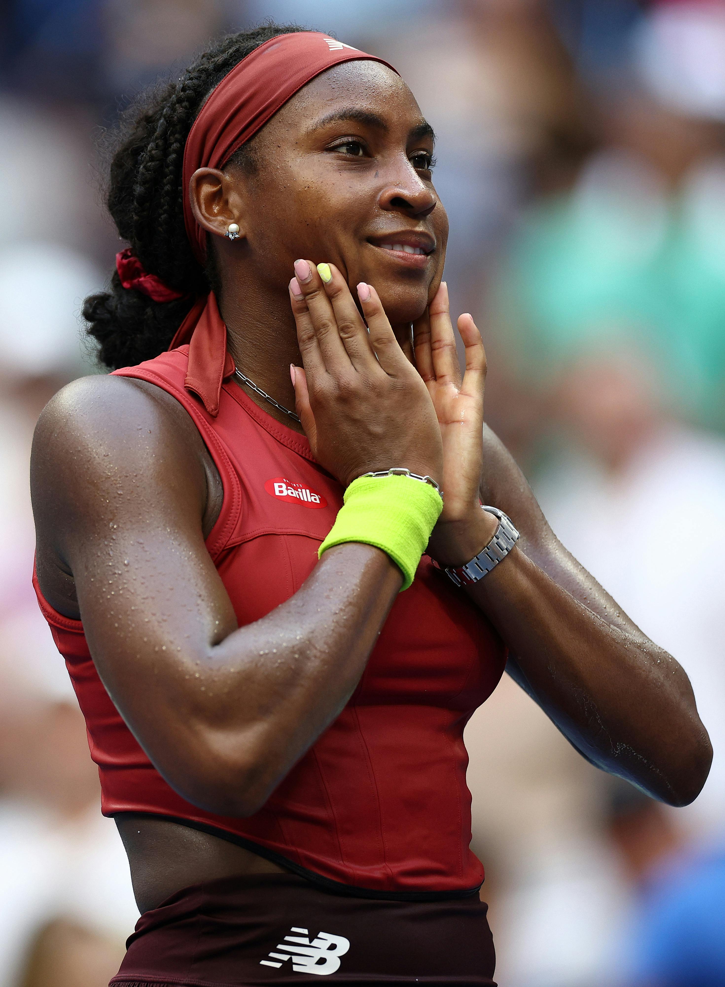 American tennis player Coco Gauff during the Italian open of tennis News  Photo - Getty Images