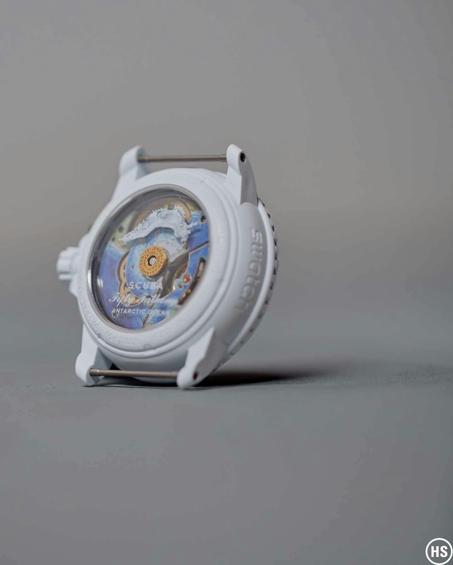 Swatch & Blancpain's Bioceramic Scuba Fifty Fathoms diving watch collaboration, designed in homage to the planet's five oceans