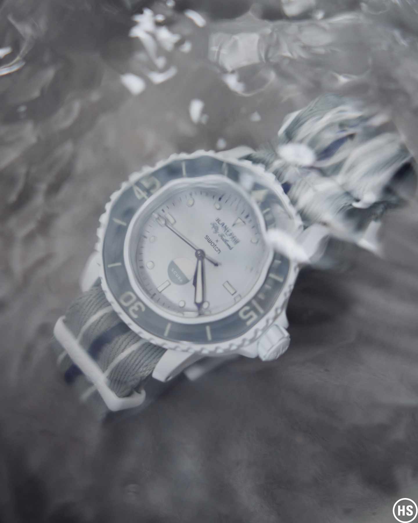 Swatch & Blancpain's Bioceramic Scuba Fifty Fathoms diving watch collaboration, designed in homage to the planet's five oceans