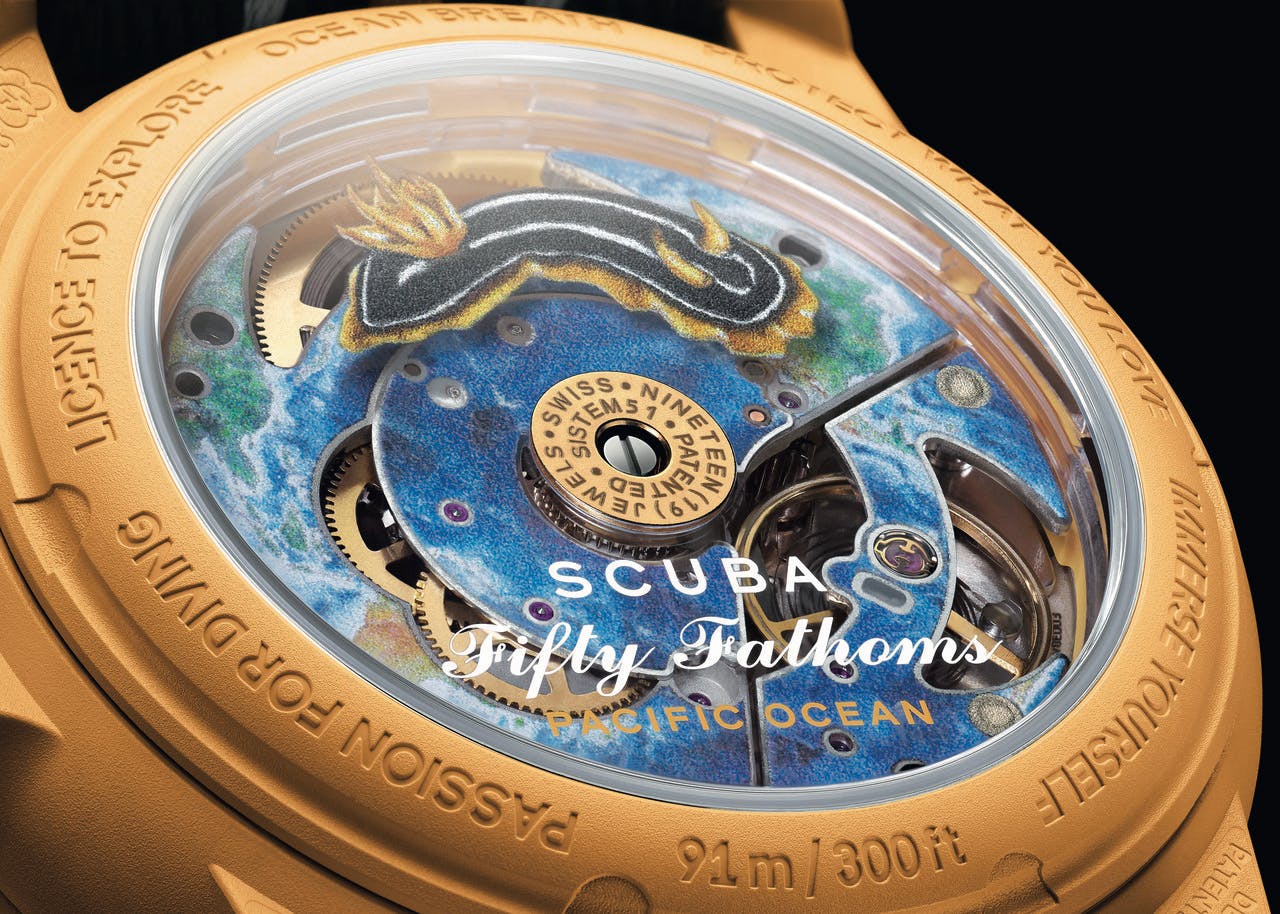 Swatch & Blancpain's Bioceramic Scuba Fifty Fathoms diving watch collaboration, designed in homage to the planet's five oceans