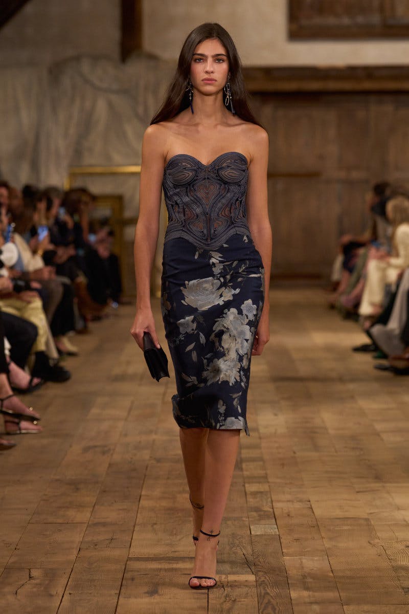 Ralph Lauren Presents a Gilded Spring 2024 Collection
