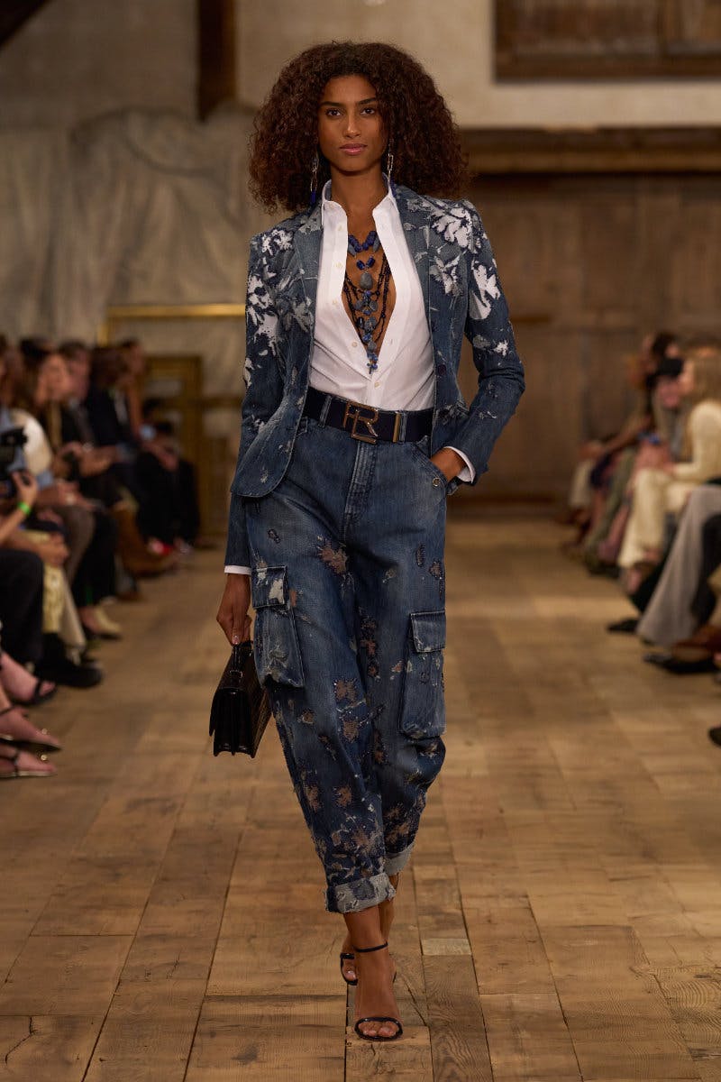 Ralph Lauren Presents a Gilded Spring 2024 Collection