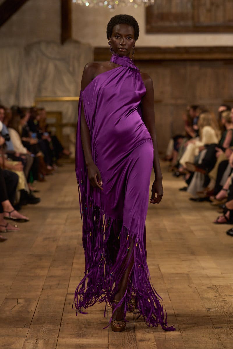 Ralph Lauren Presents a Gilded Spring 2024 Collection
