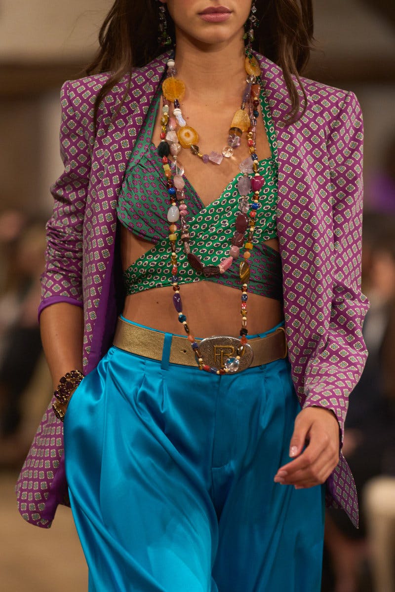 Ralph Lauren Presents a Gilded Spring 2024 Collection