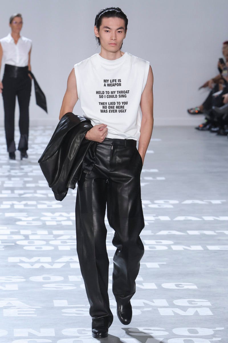 helmut lang peter do debut