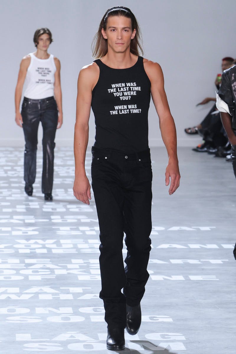 helmut lang peter do debut