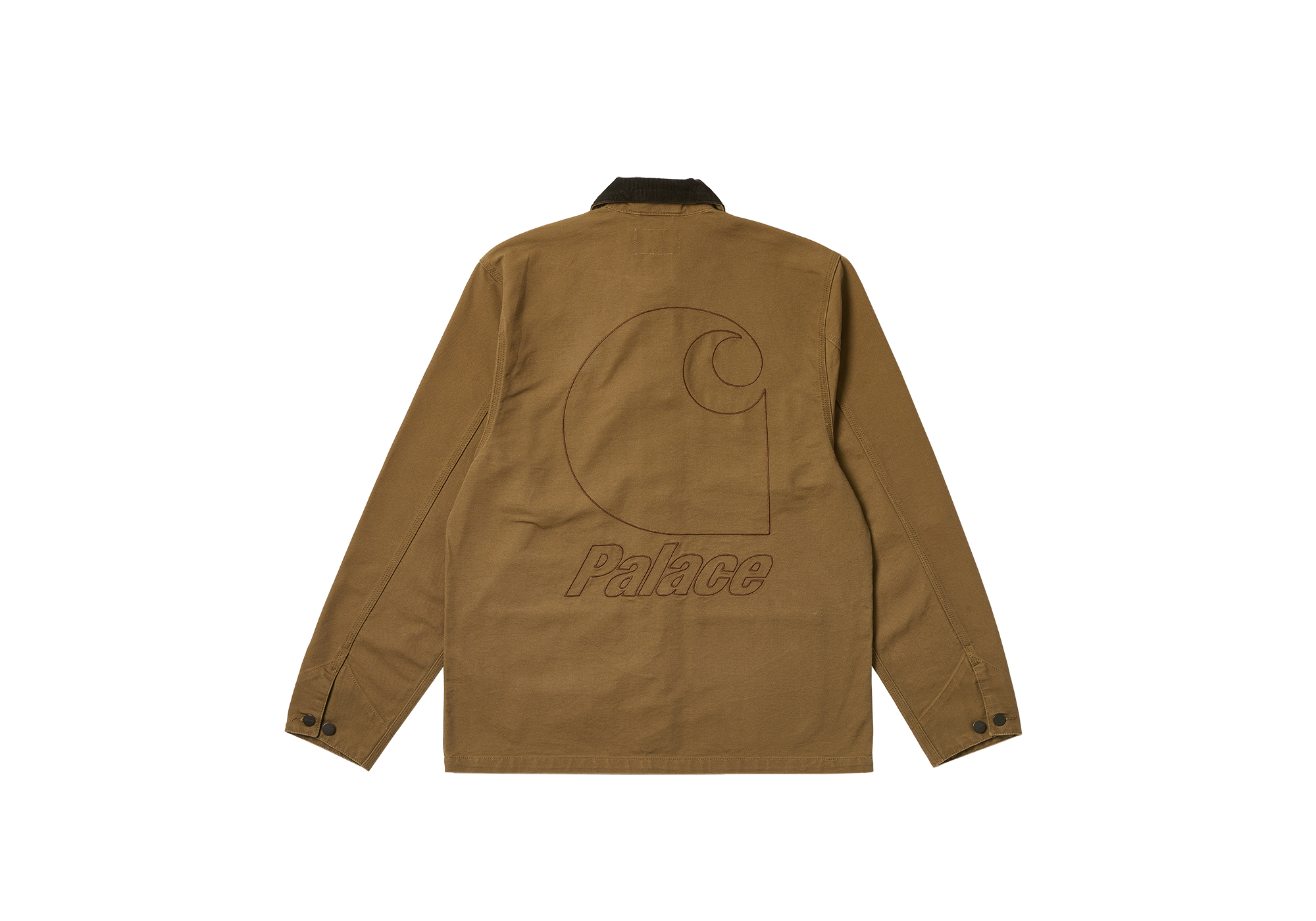 A photograph of Palace Skateboards & Carhartt WIP's Fall/Winter 2023 workwear collaboration
