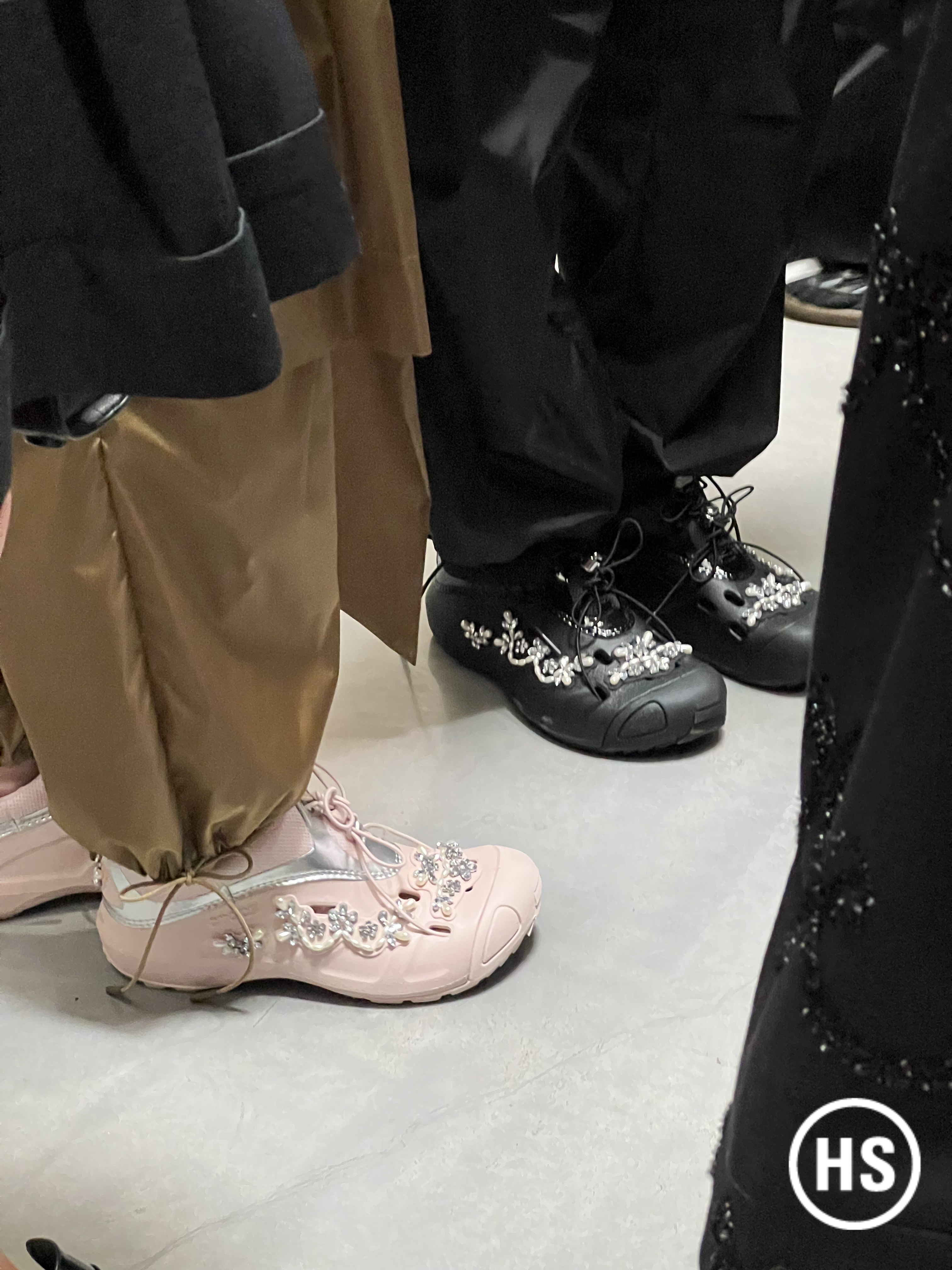 Mother of Pearl! Simone Rocha Made Some Seriously Bejeweled Crocs